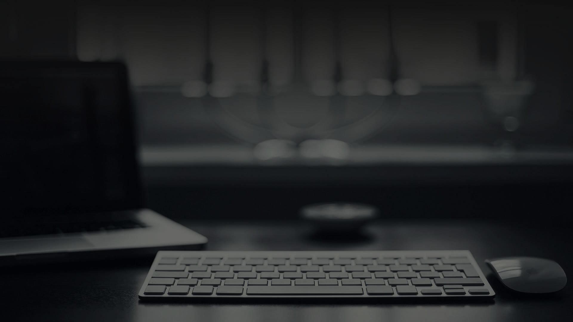 HD wallpaper: black and gray laptop computer, cityscape