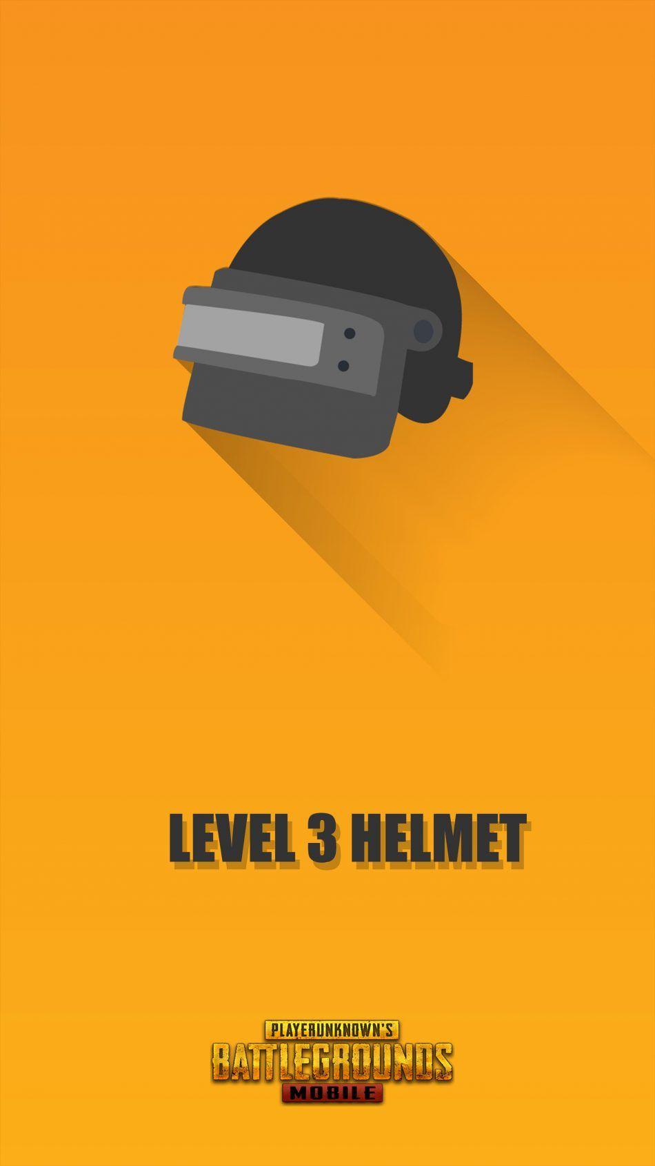 PUBG Mobile Helmet Level 3 Minimal. Mobile wallpaper, Gaming