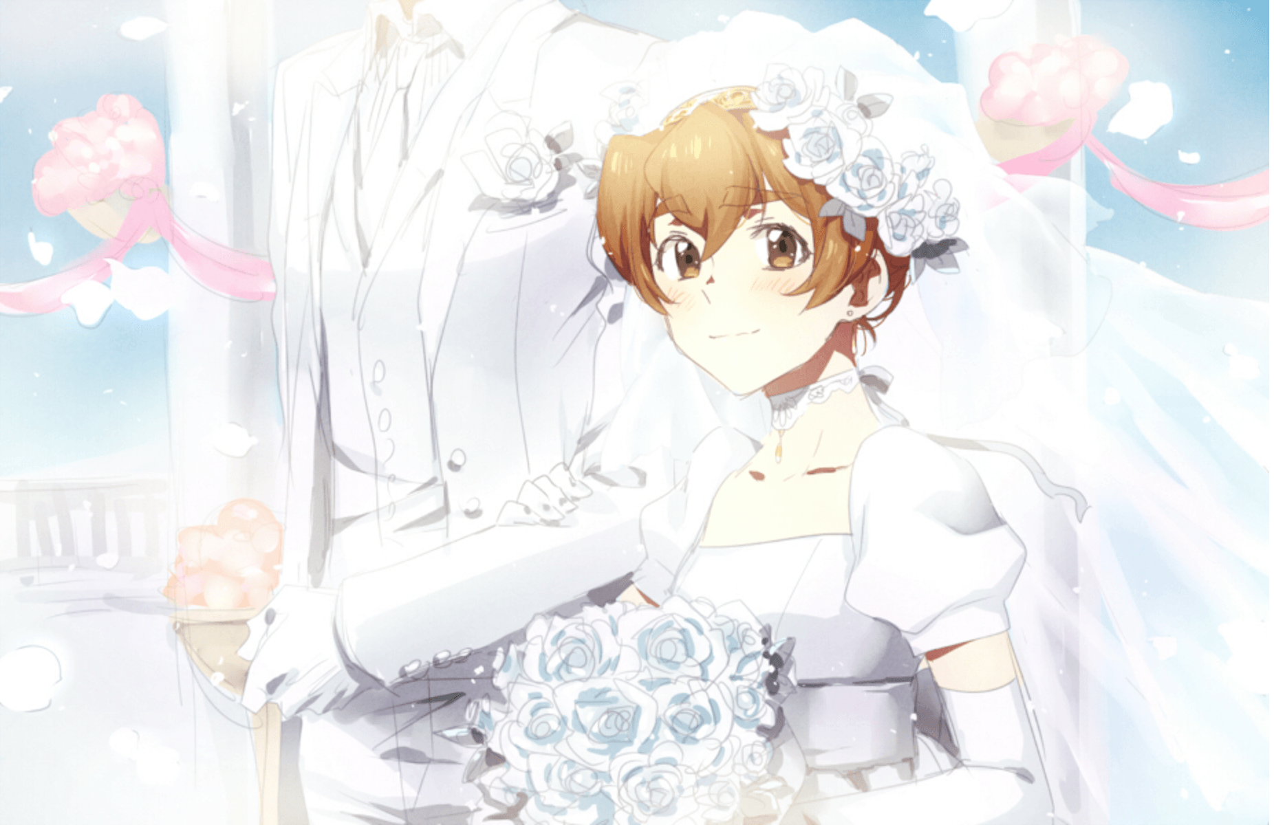 Pidge getting married to Lance on her wedding day