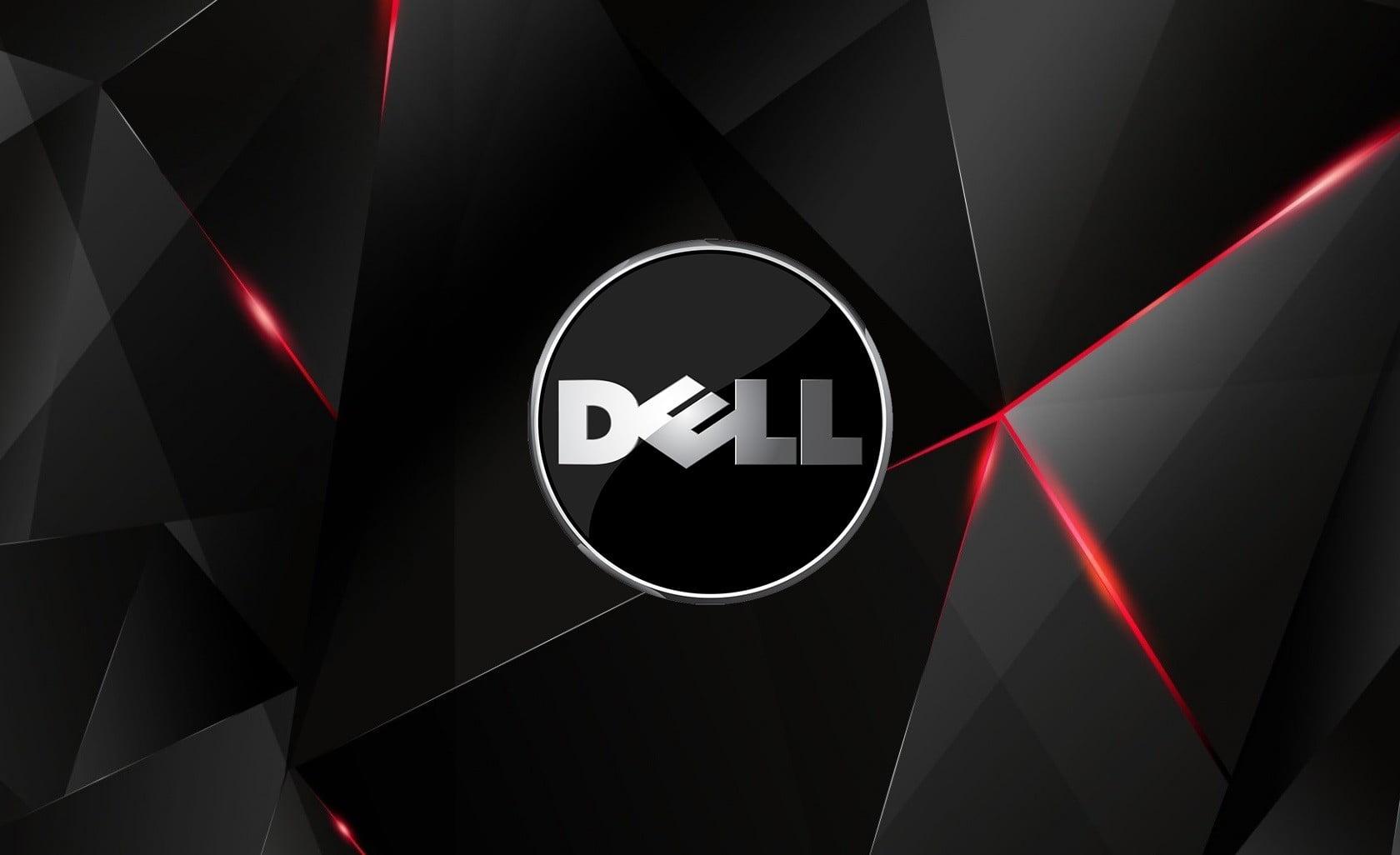 Black and white Dallas Cowboys logo, computer, Dell HD