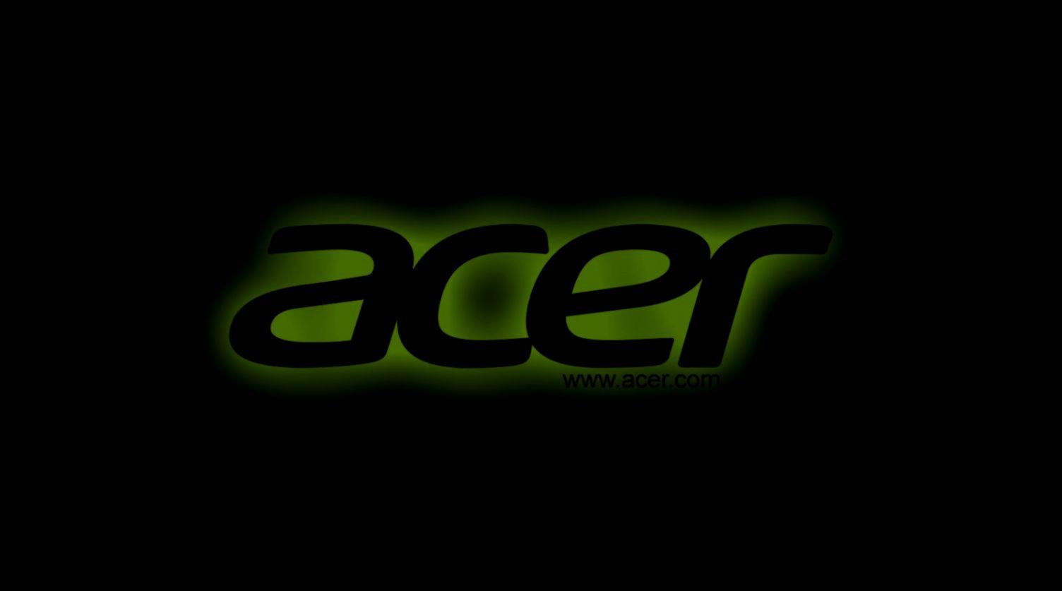 Acer Dark Red Logo Wallpaper Desktop