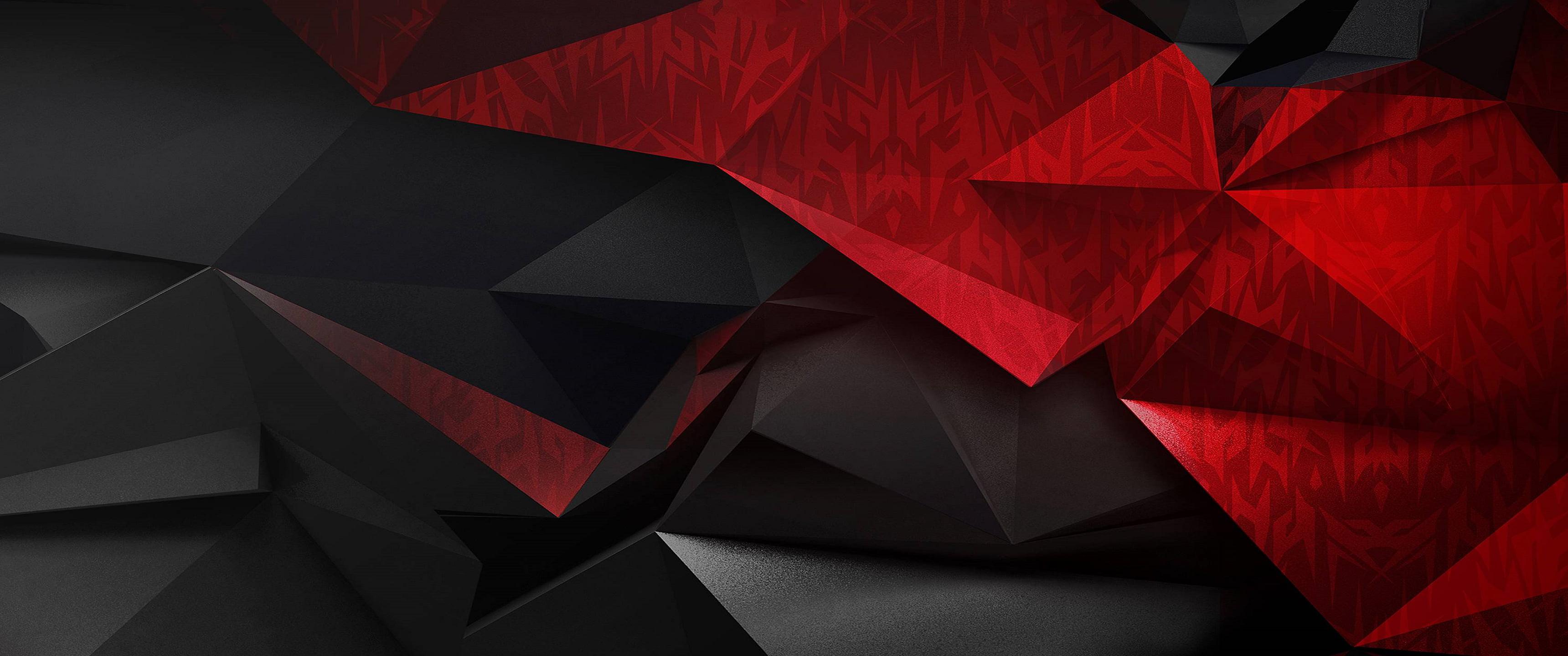 Black and red wallpaper, Acer, abstract HD wallpaper