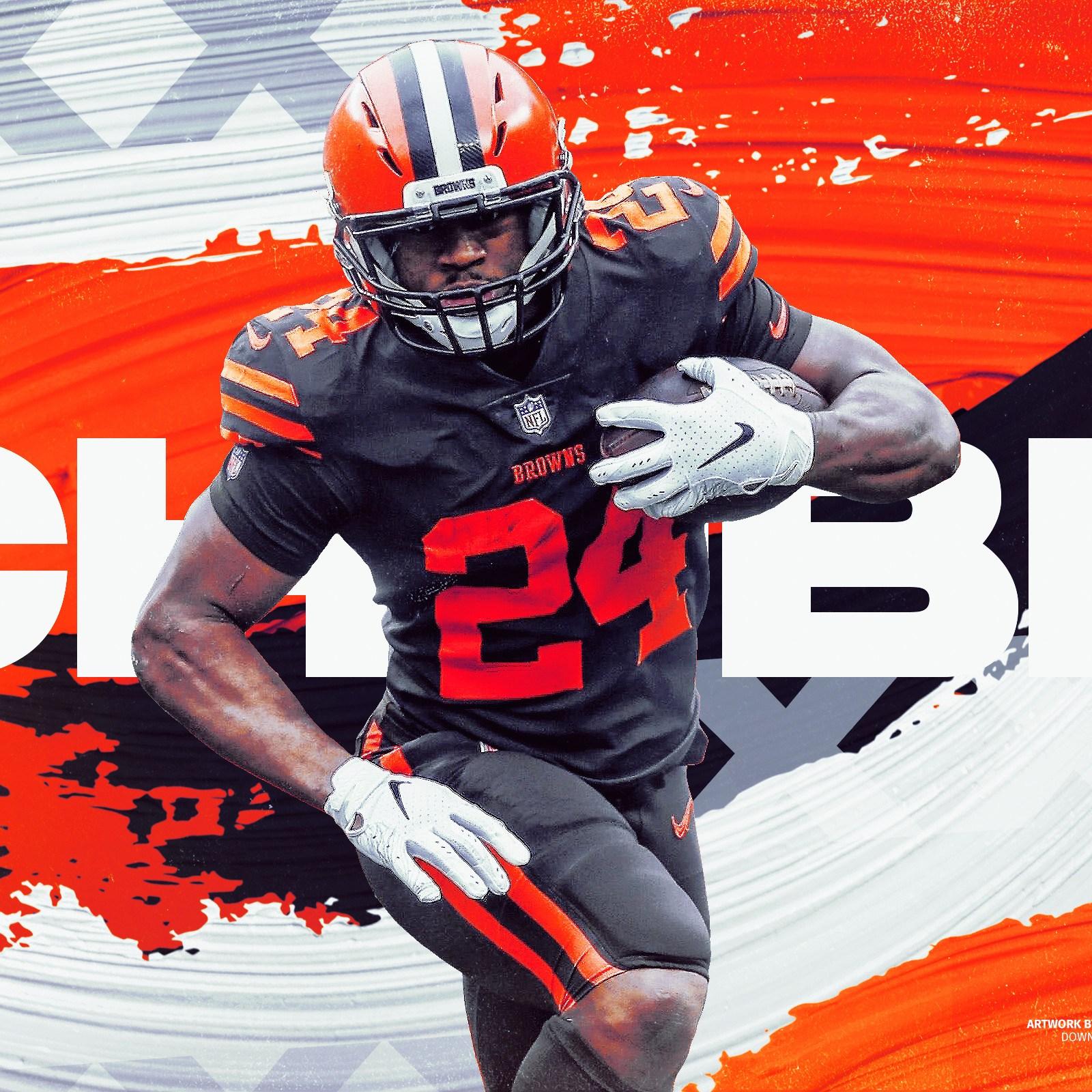 Nick Chubb Cleveland Browns Wallpaper. The Pick 6