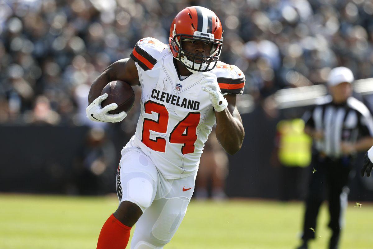 Nick Chubb voted NFL Rookie of the Week for Week 4