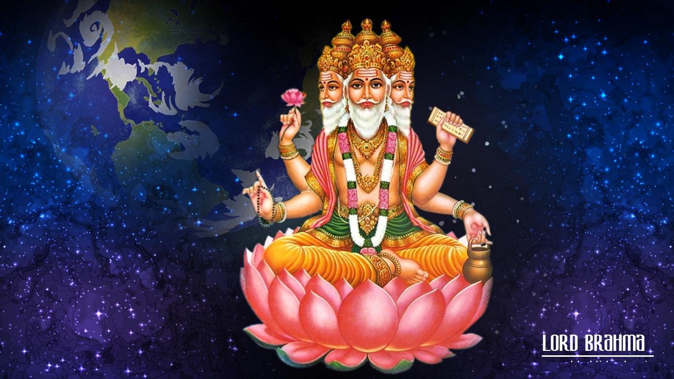 God Brahma Image High Defination Background HD Wallpaper