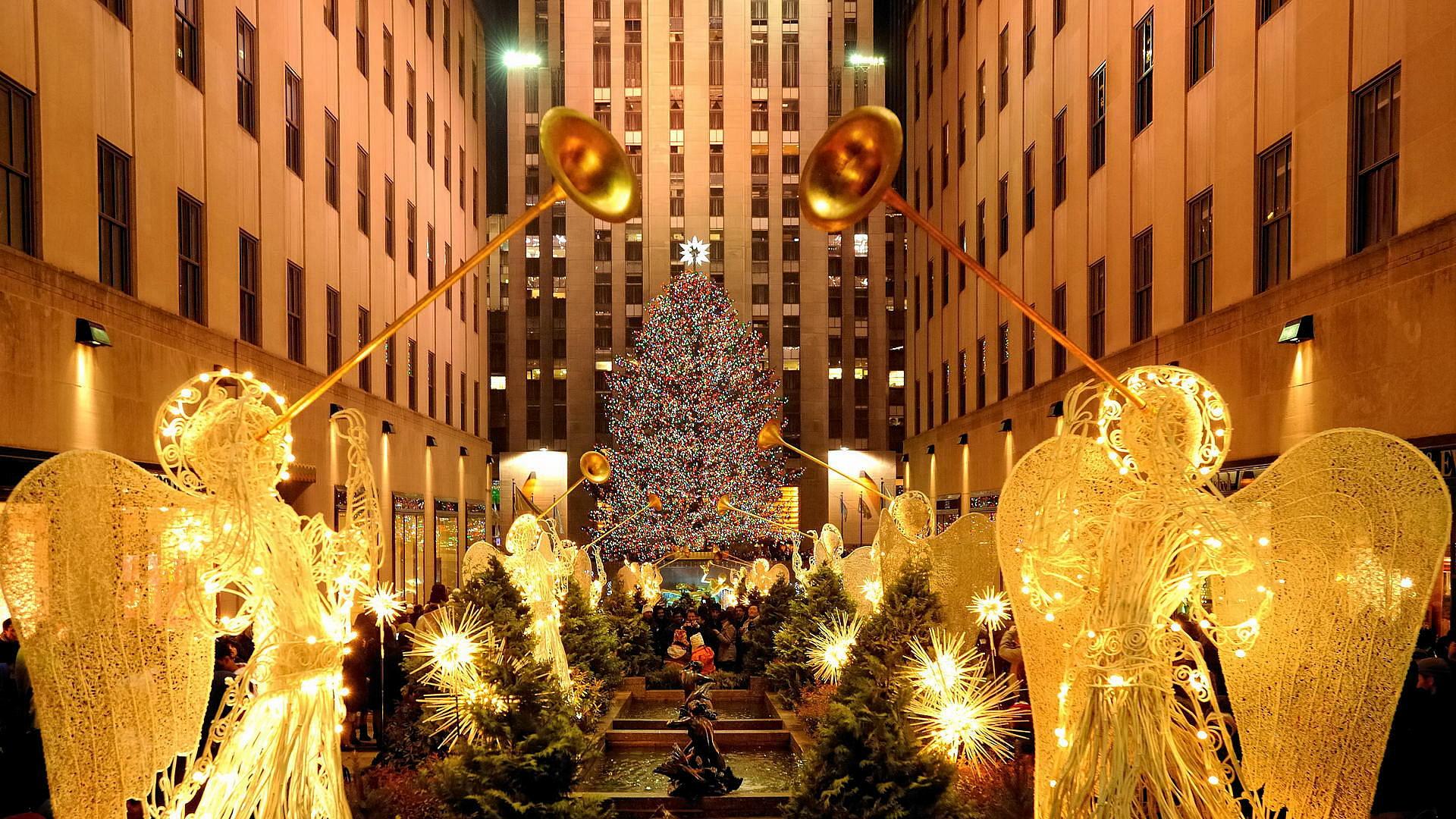 Rockefeller Center Christmas Wallpapers - Wallpaper Cave