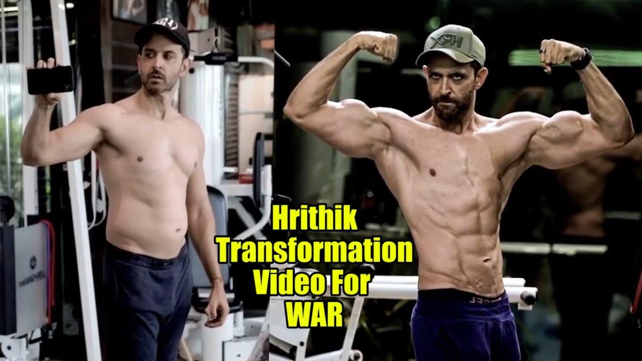 Hrithik Roshan Body Transformation For War Movie. Inspirational