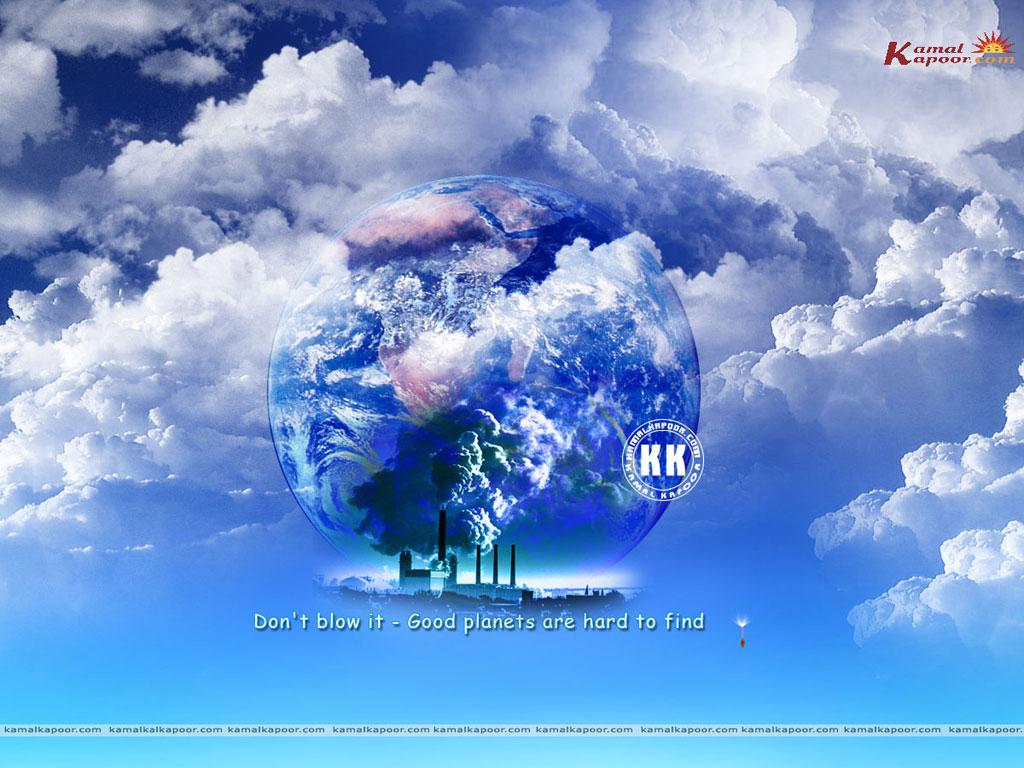 Free Desktop Save Earth Wallpaper, the best way to Save