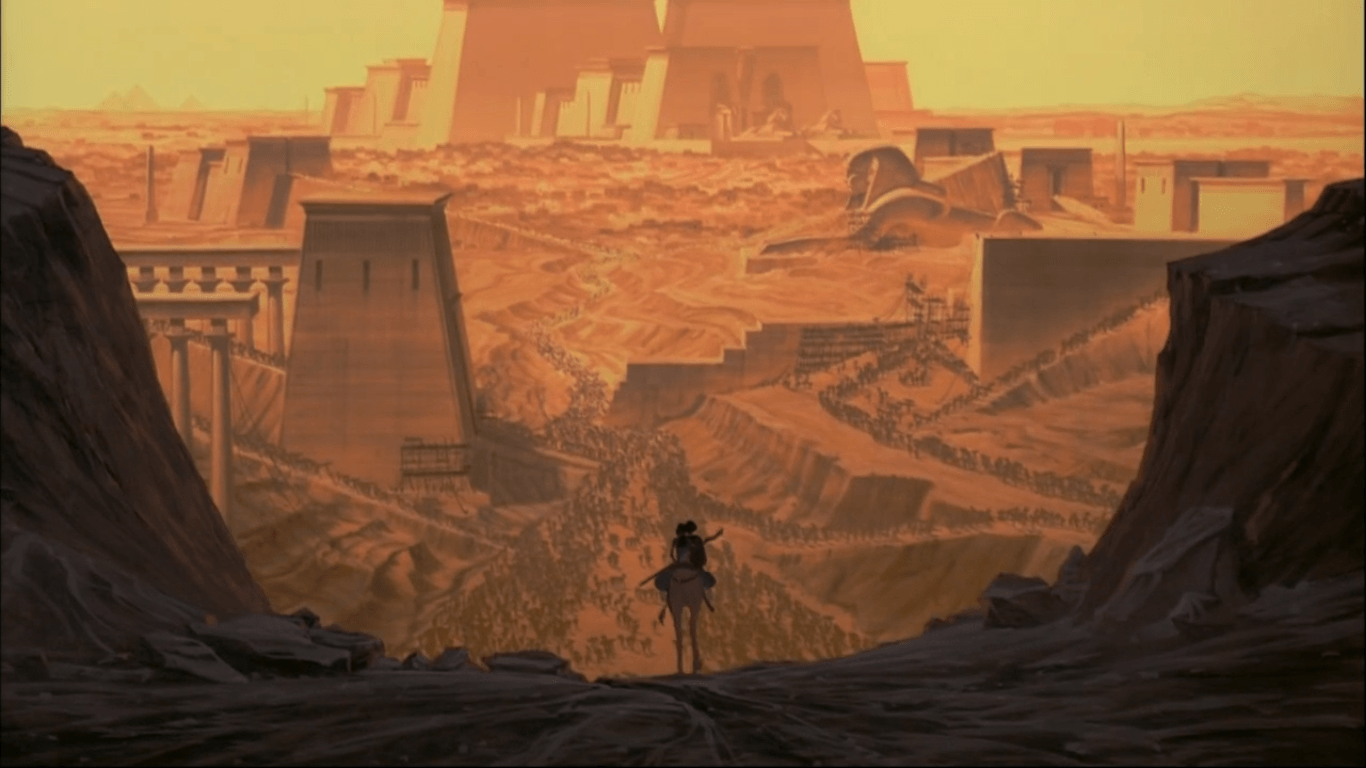 The gorgeous art of the Prince of Egypt. Egypt concept art