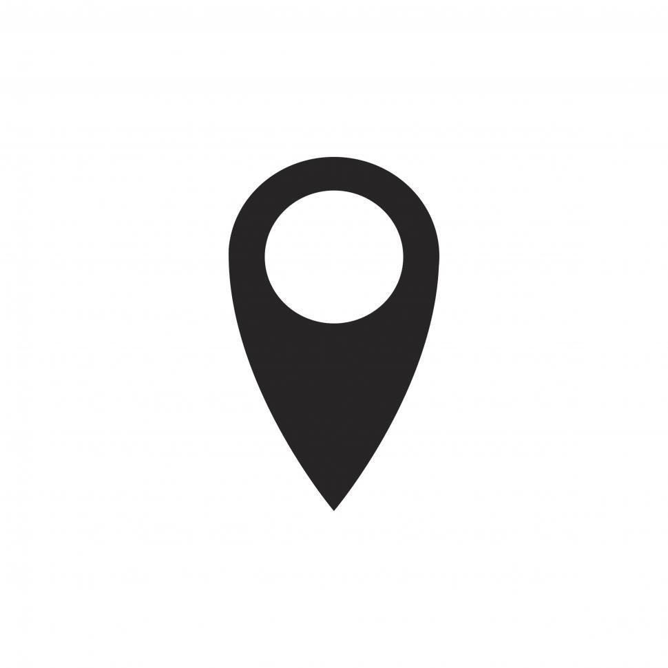 Get Free of Location pin vector icon Online