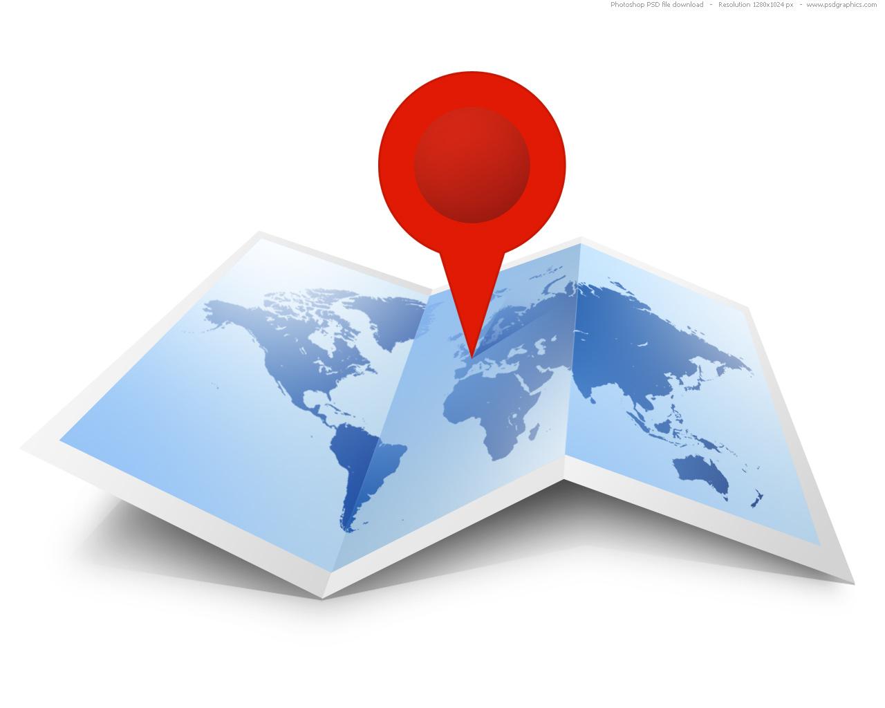 PSD world map icon