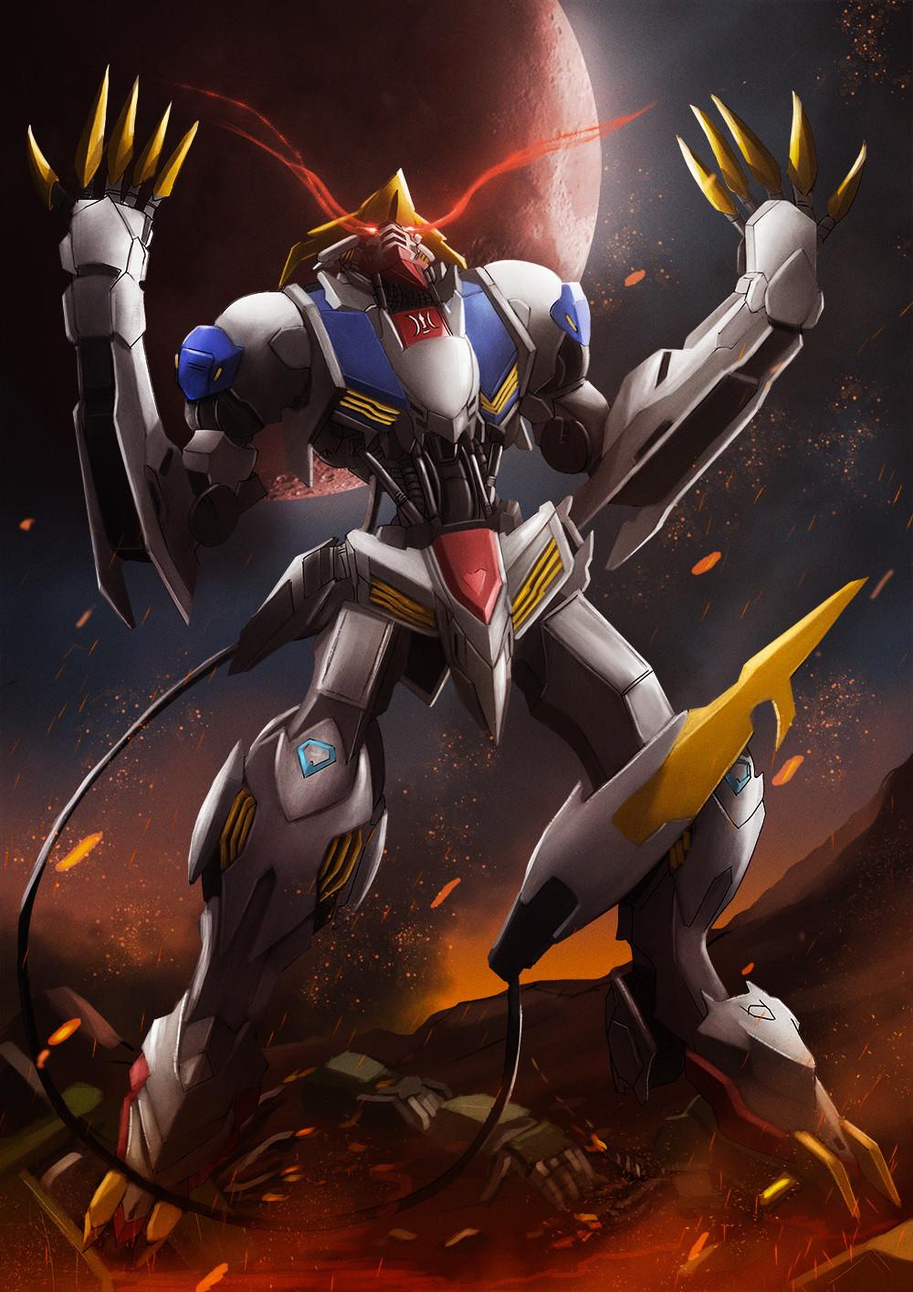 Download Wallpaper Gundam Barbatos Lupus Rex HD