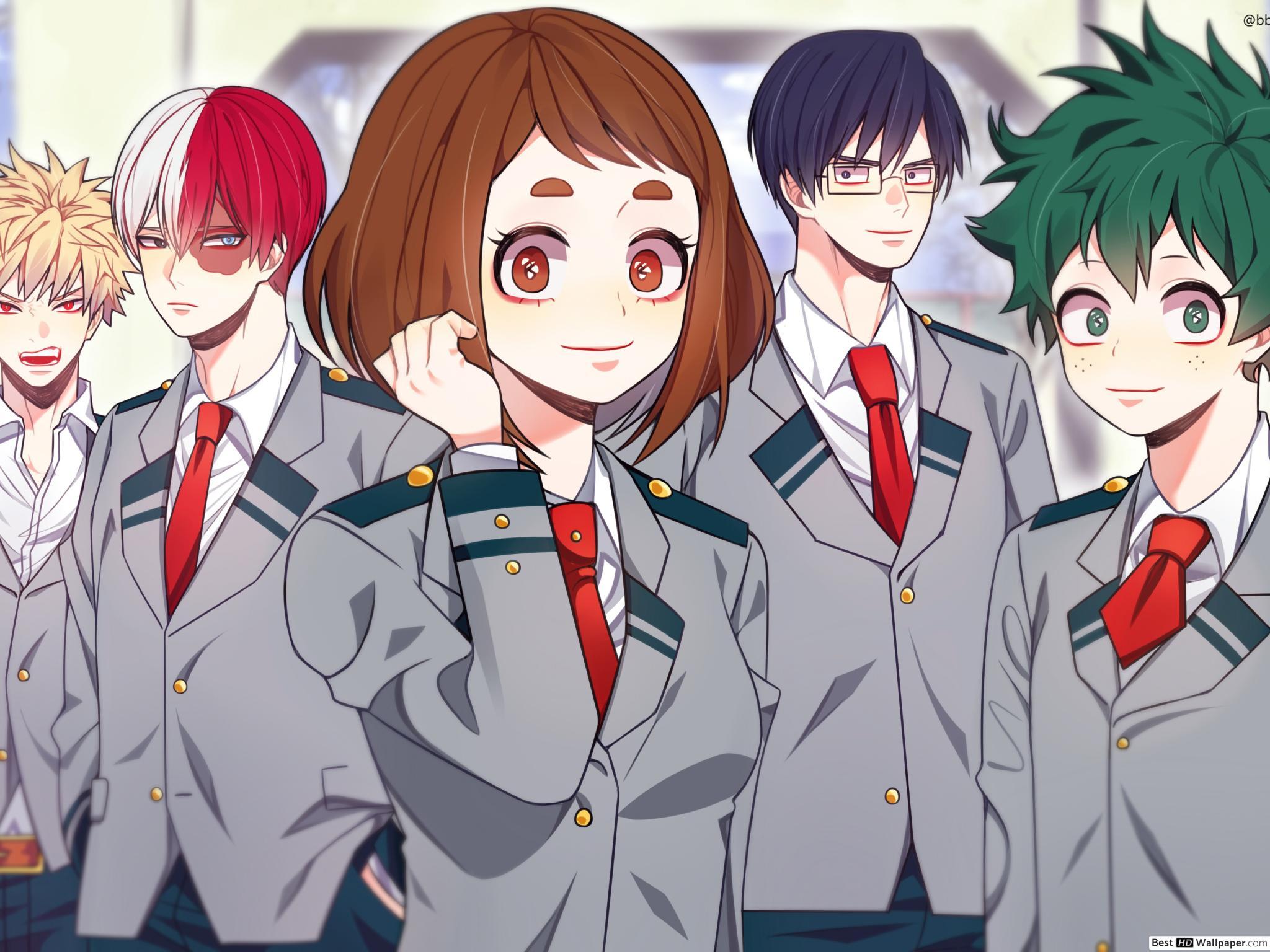 My Hero Academia Bakugo, Shoto Todoroki, Ochaco