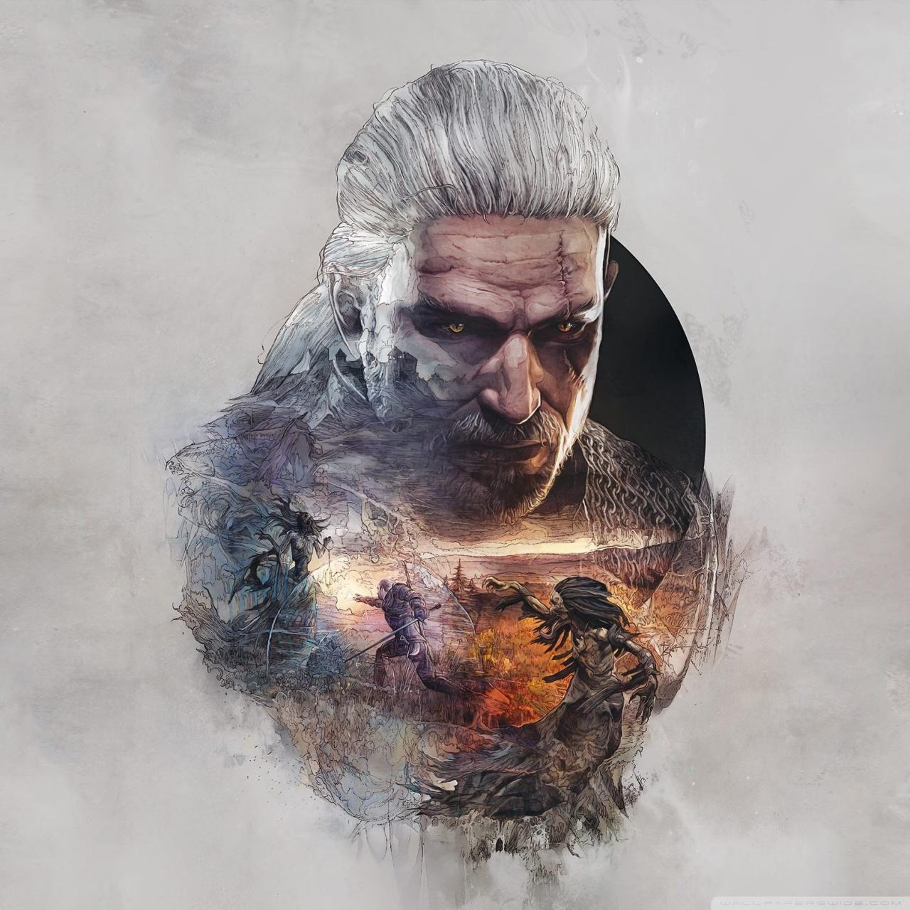 The Witcher 3 Wild Hunt Geralt FanArt Ultra HD Desktop