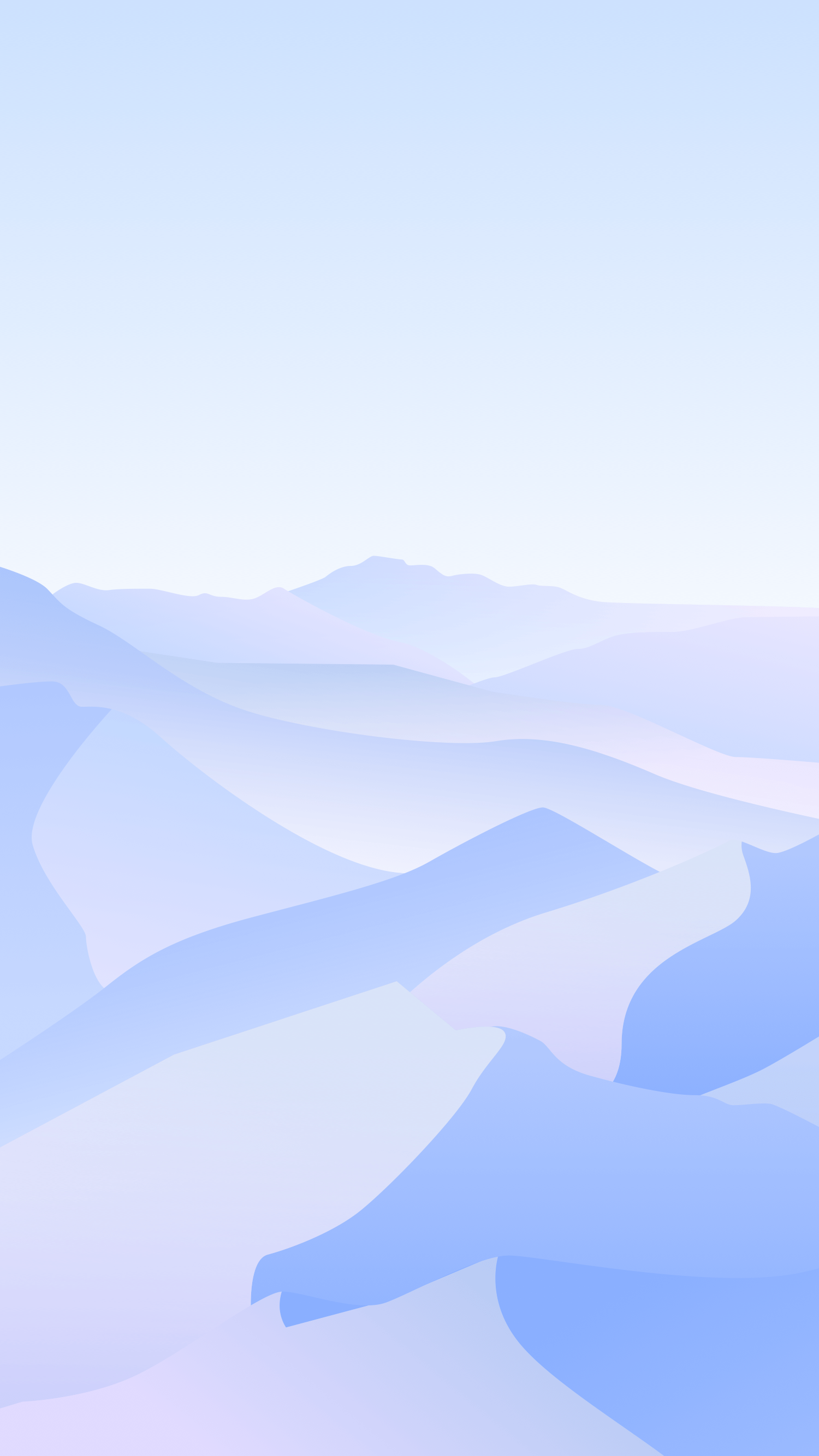 Minimalist ice landscape wallpaper