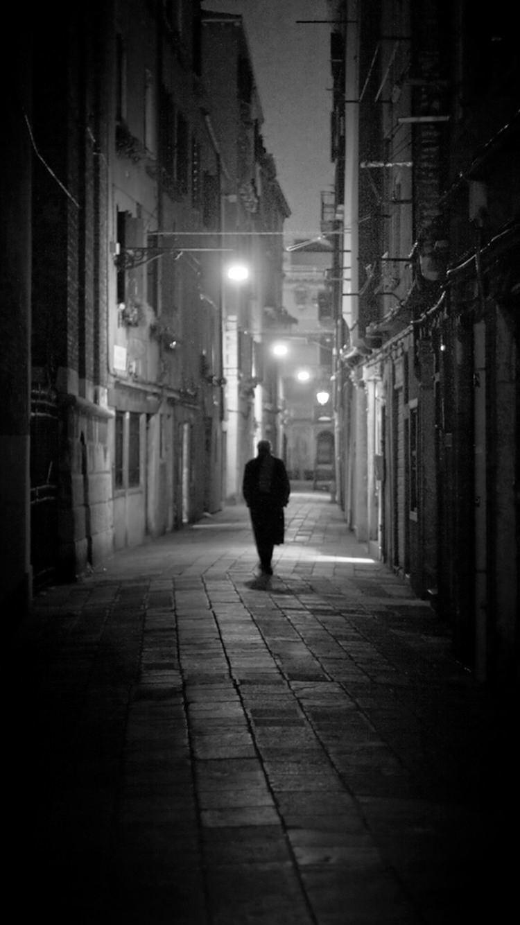 Alone Man Black And White Wallpaper & Background Download