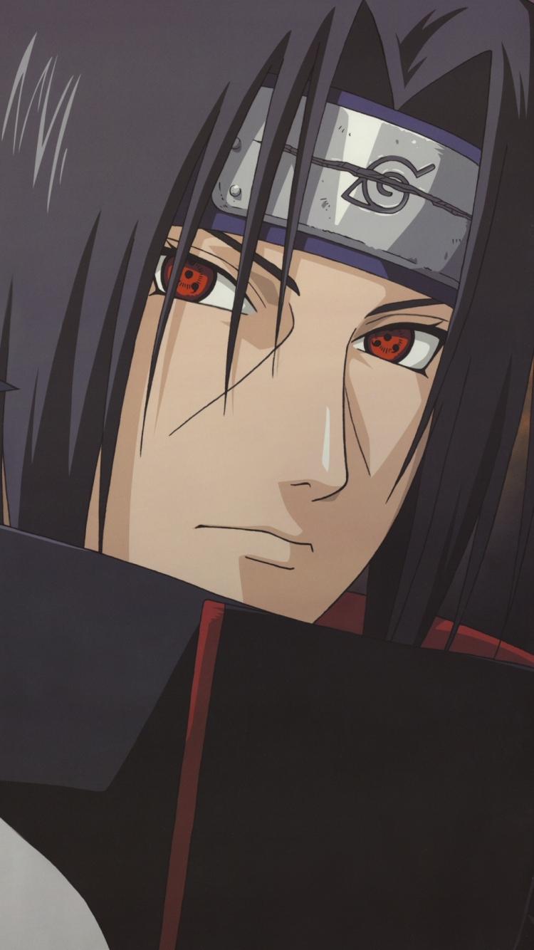 Made a pretty cool Itachi iPhone wallpaper today Feel free to use it   rNaruto