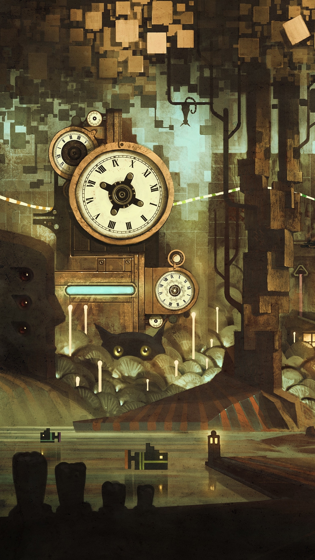 Sci Fi Steampunk (1080x1920) Wallpaper