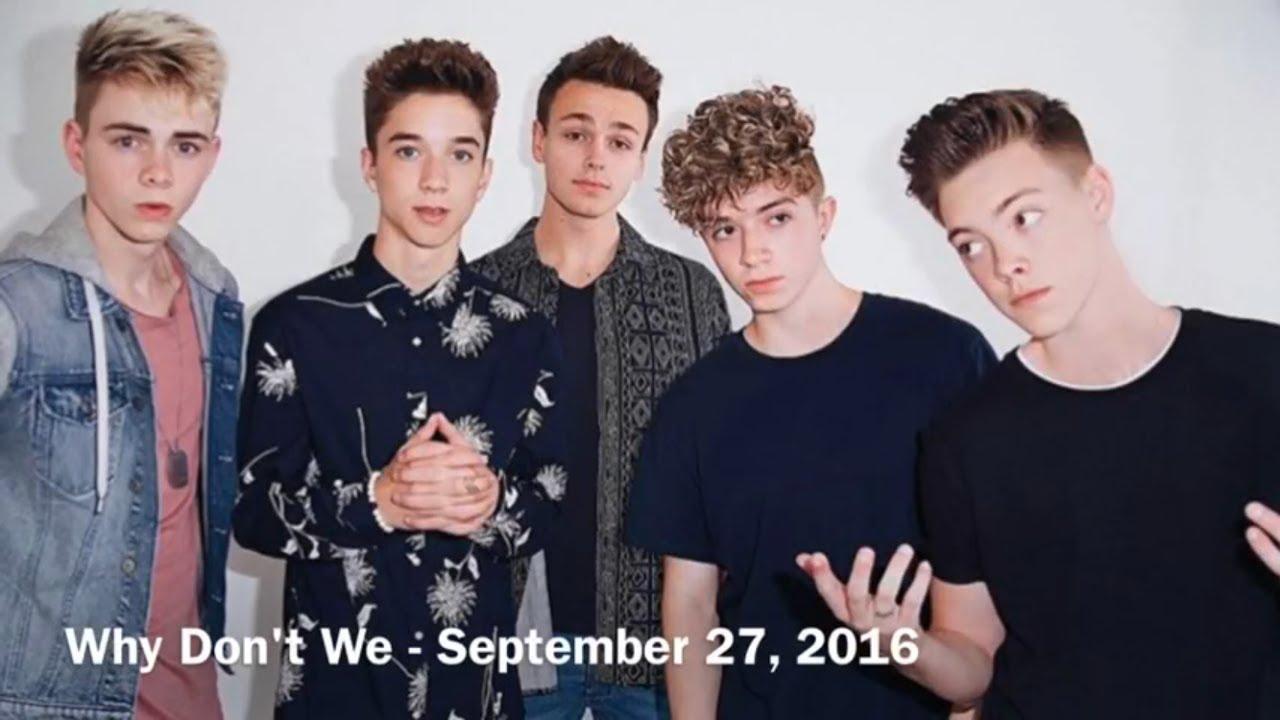 Names and birthdays of Why Don't We