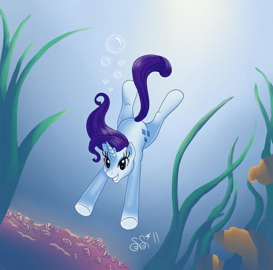 Rarity in the Sea Little Pony Friendship is Magic Photo