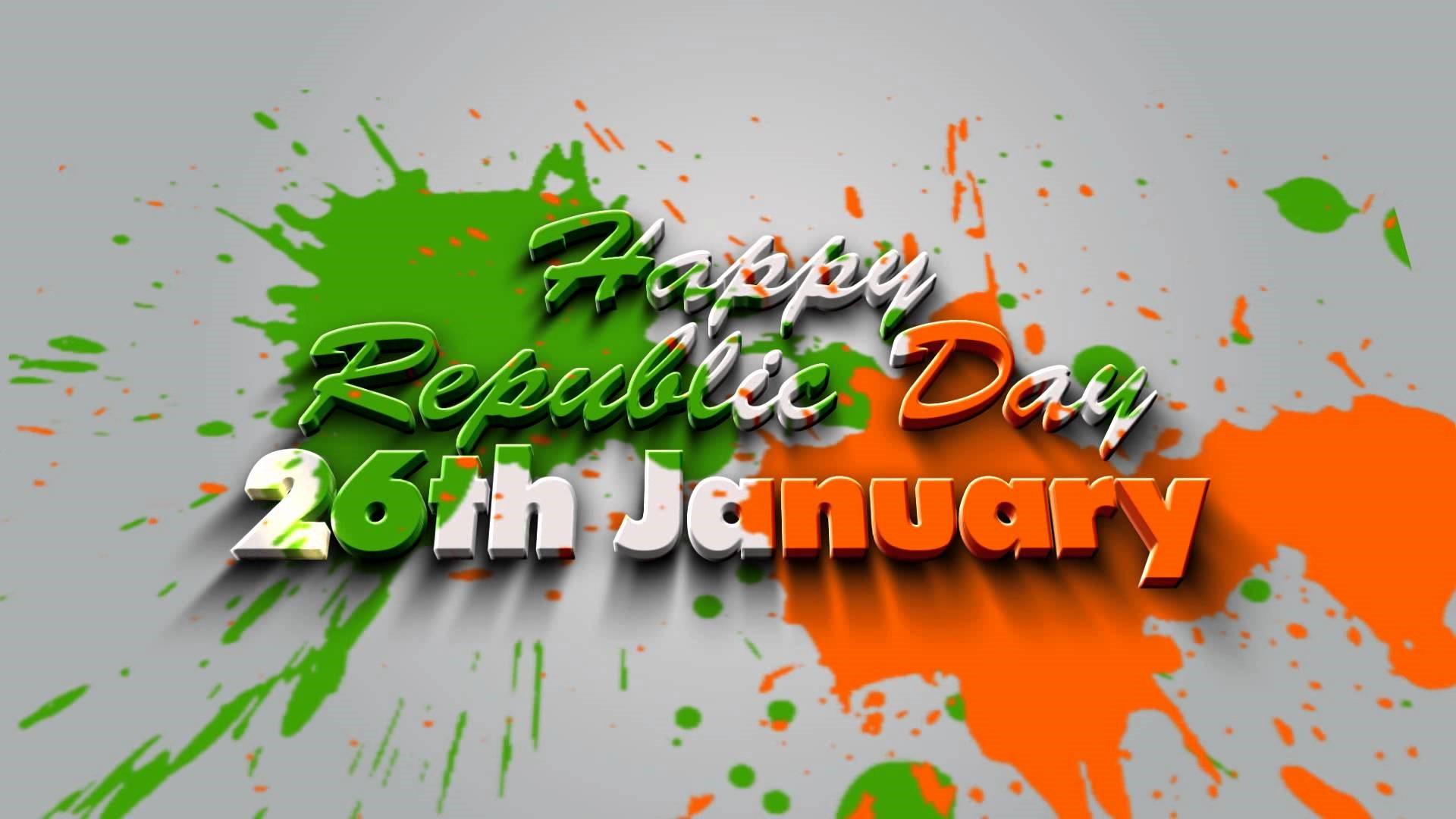 Happy Indian Republic Day 26 January Beautiful Wallpaper