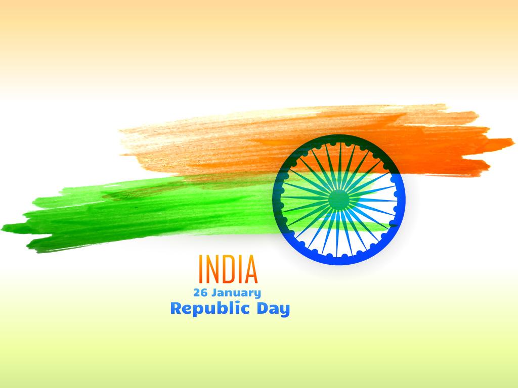 } 26 January Happy Republic Day Wallpaper in HD FREE