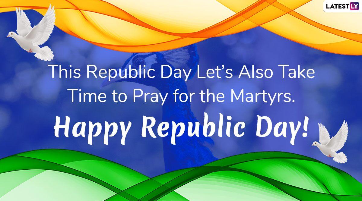 India Republic Day 2020 Wishes and Image: WhatsApp Stickers