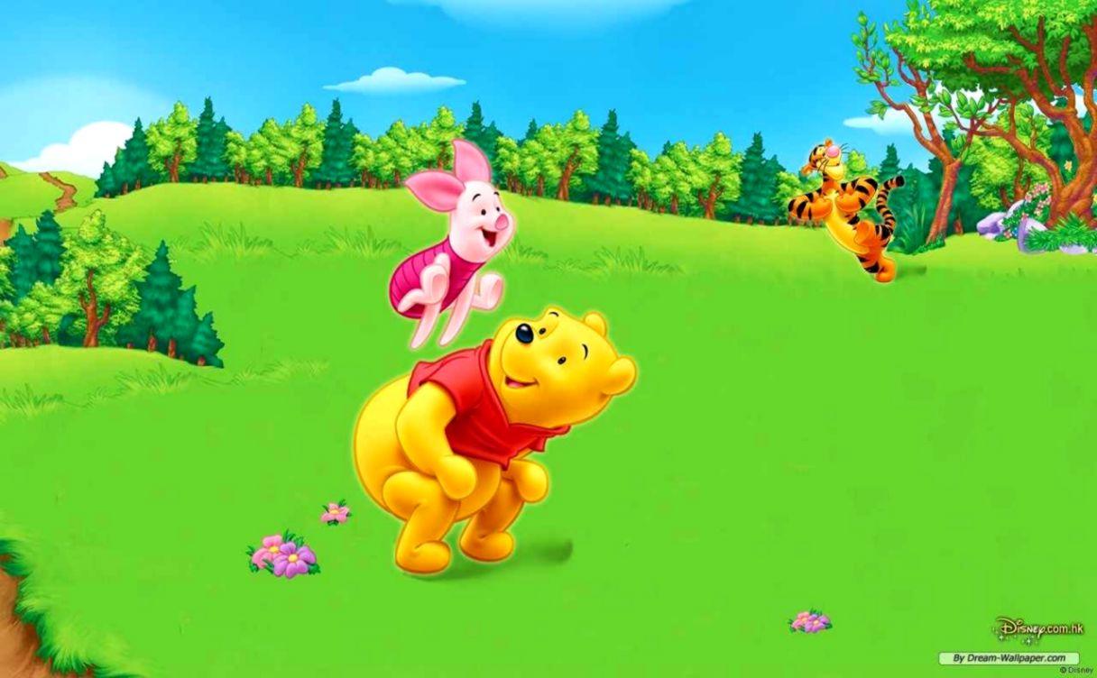 Winnie The Pooh Cartoon Background Wallpaper