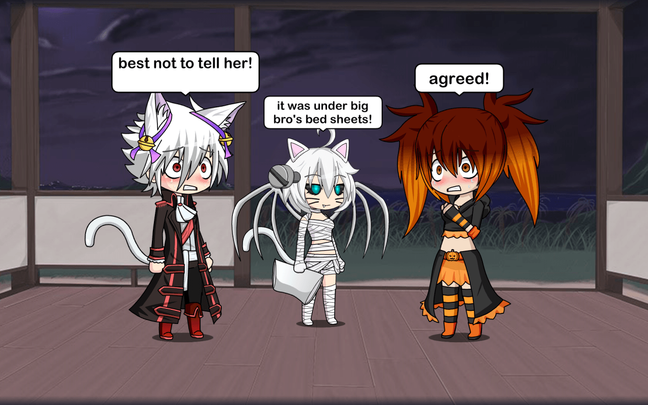 Gacha Halloween Wallpaper