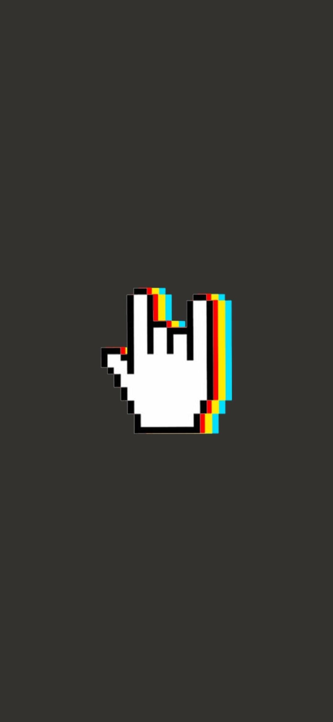 Rock and Roll Hand Gesture Minimal 1080x2340