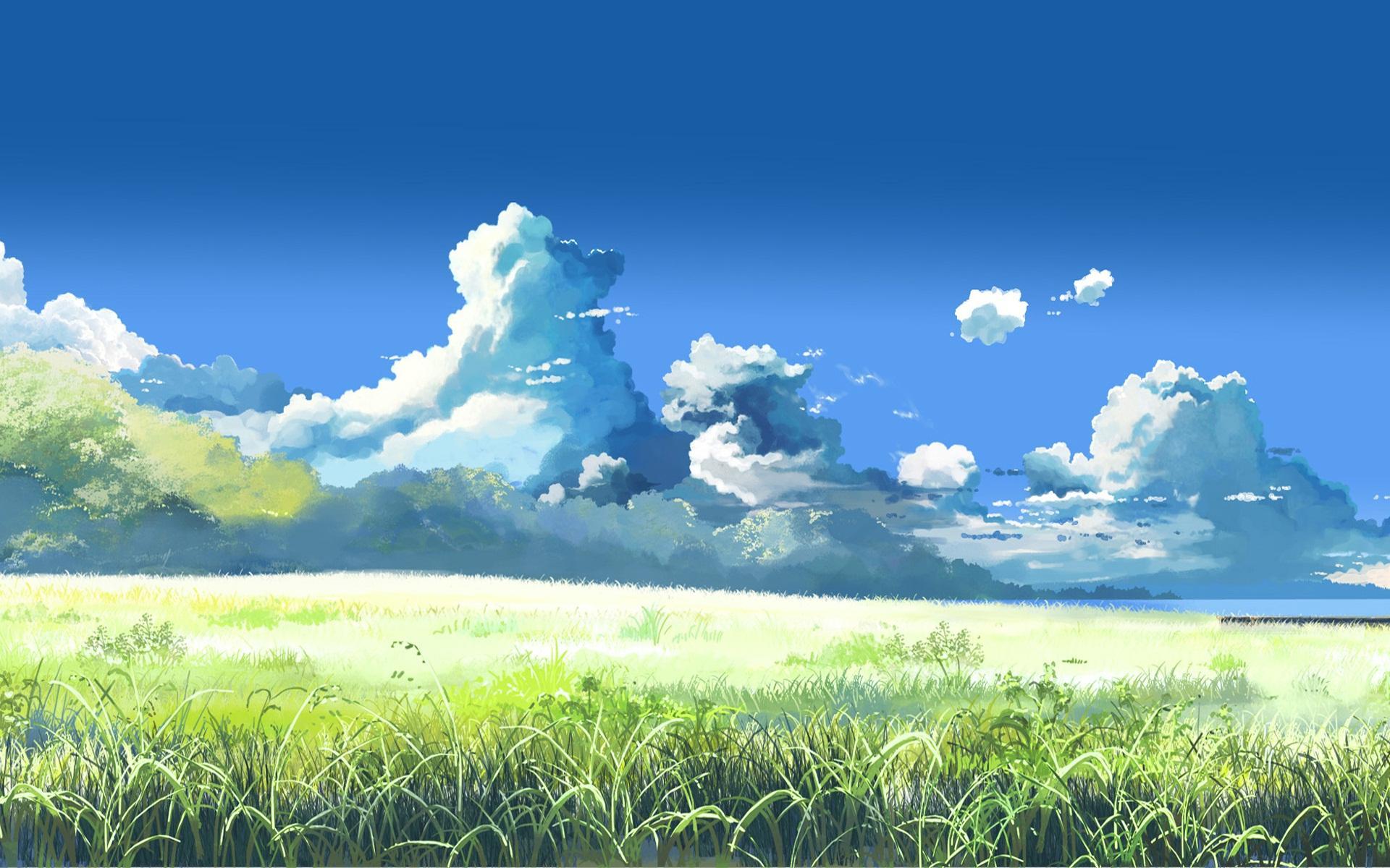 Anime Grass Wallpapers - Top Free Anime Grass Backgrounds - WallpaperAccess