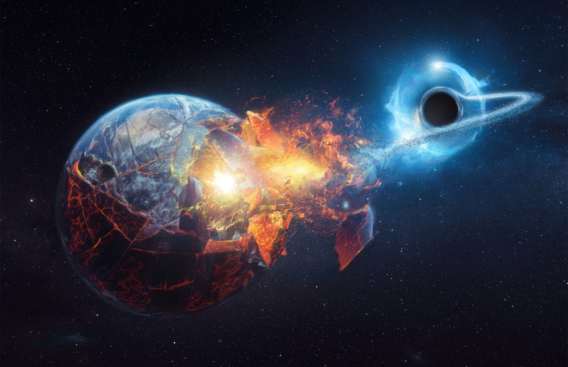 Earth Explosion Wallpaper Free Earth Explosion Background