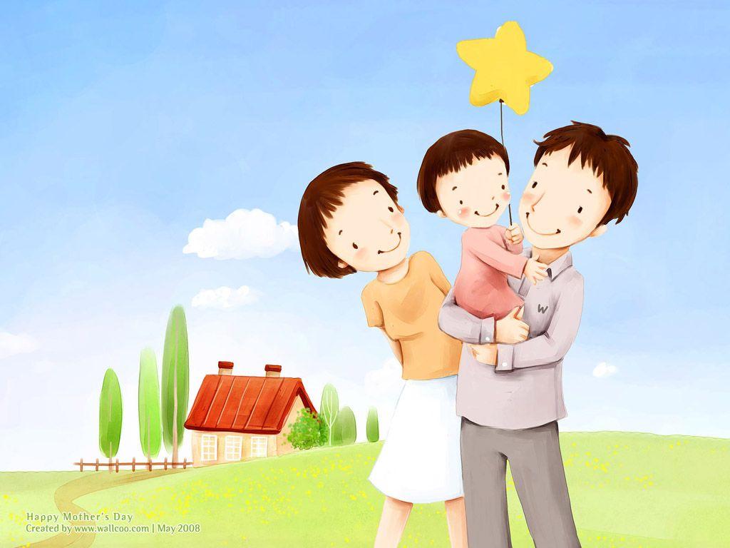 Vietnamese Family Day Outdoor Simple Cartoon Background Wallpaper Image For  Free Download  Pngtree
