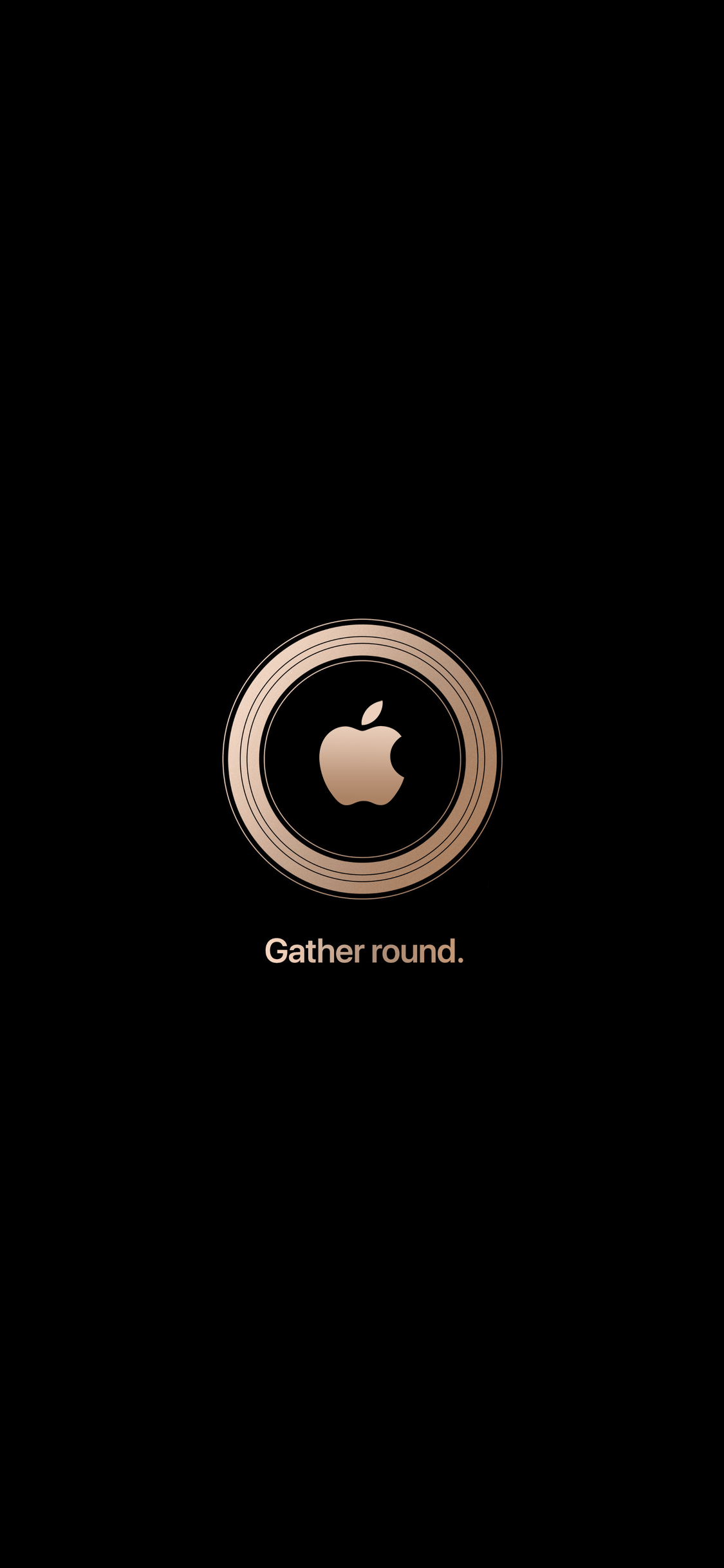 Gather round Apple event wallpaper