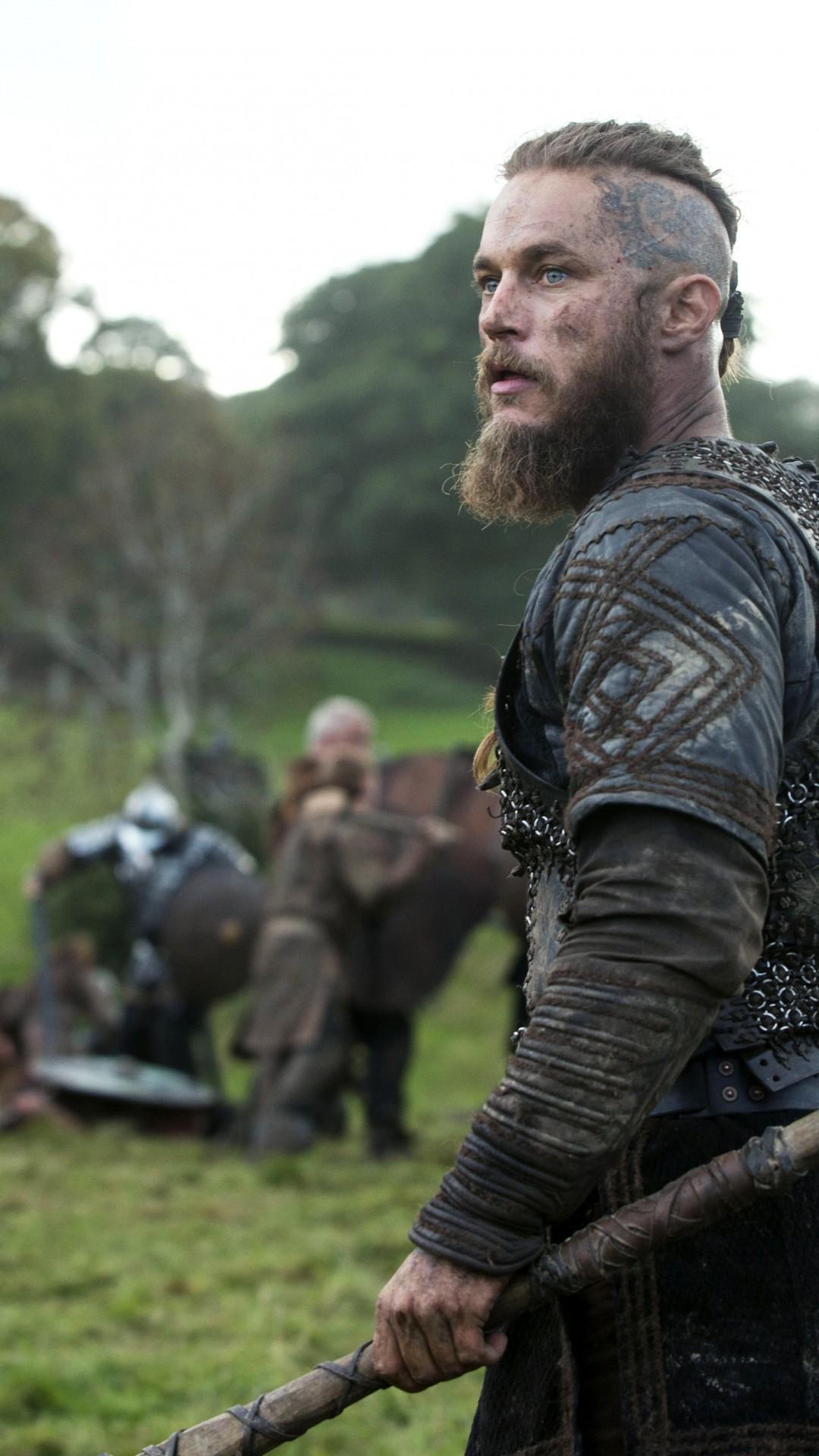 Download 1080x1920 Ragnar, Vikings, Tv Series Wallpaper