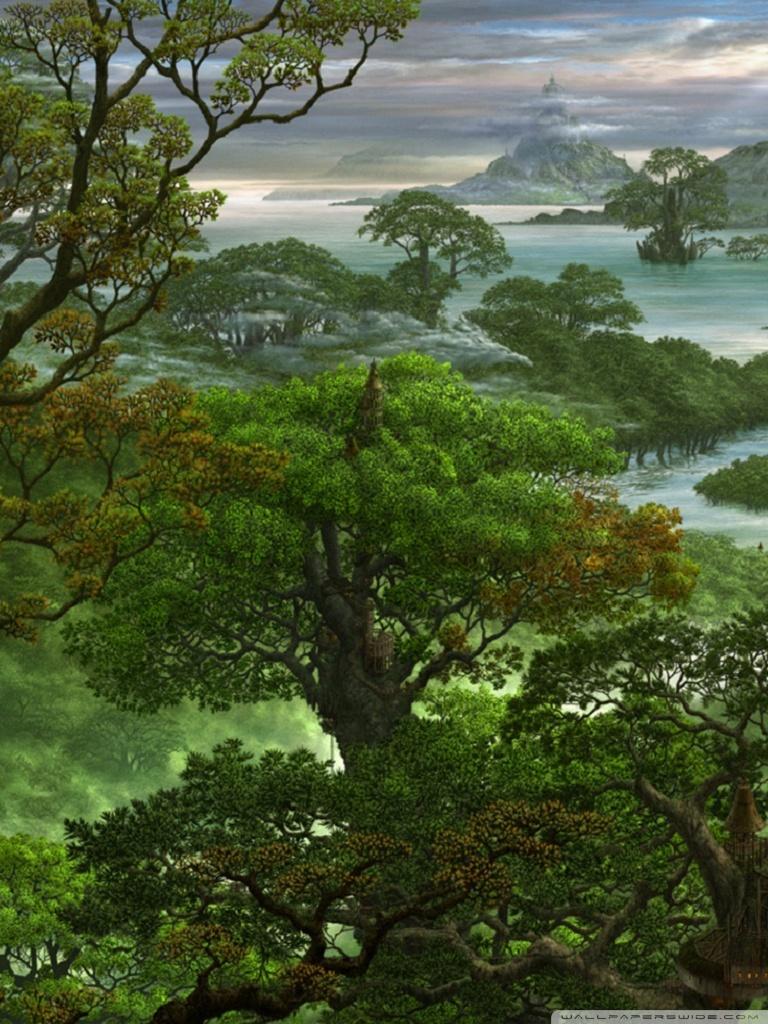 Fantasy Jungle Ultra HD Desktop Background Wallpaper for 4K