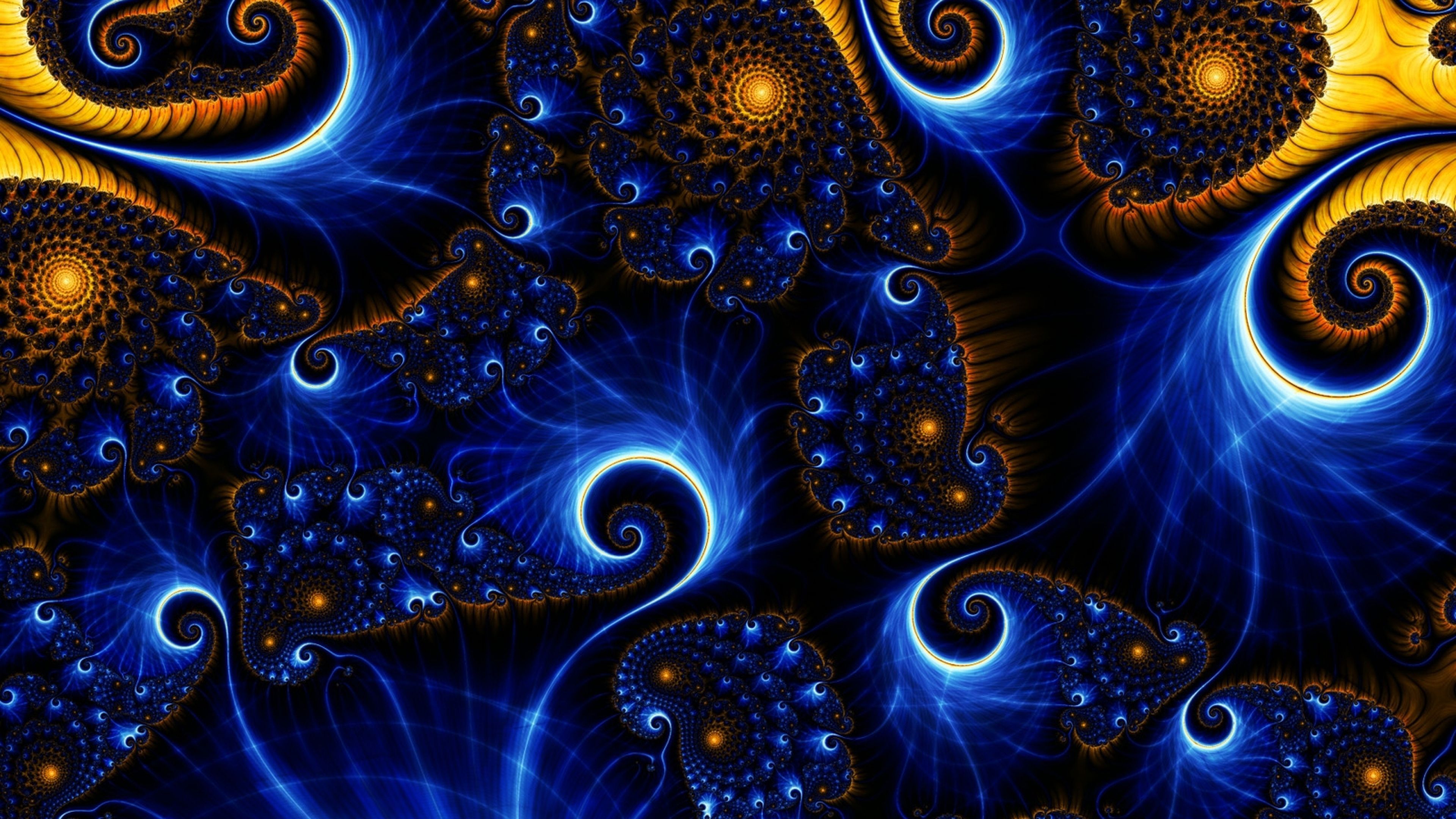 4K Ultra HD Fractal Wallpaper HD, Desktop Background