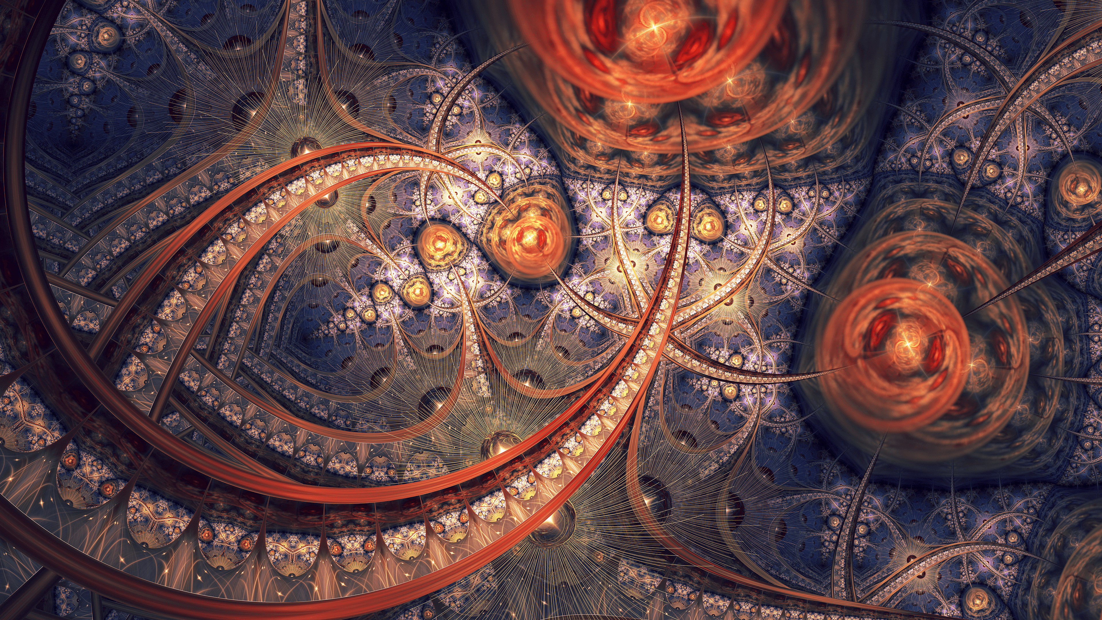 Fractal 4k Ultra HD Wallpaper. Background Imagex2160