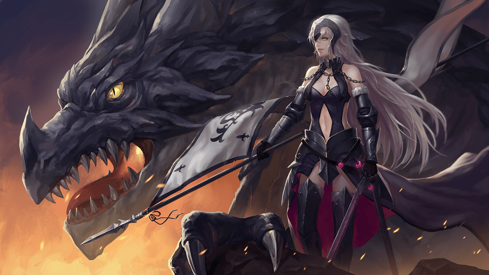 Anime Fate Grand Order Jeanne D'Arc Jeanne D'Arc Alter