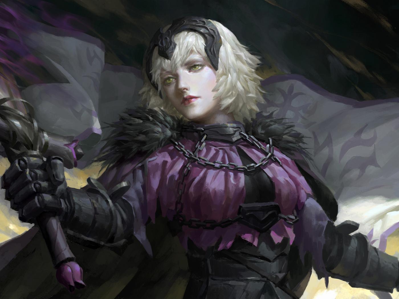 Download 1400x1050 Wallpaper Jeanne D'arc, Fate Grand Order