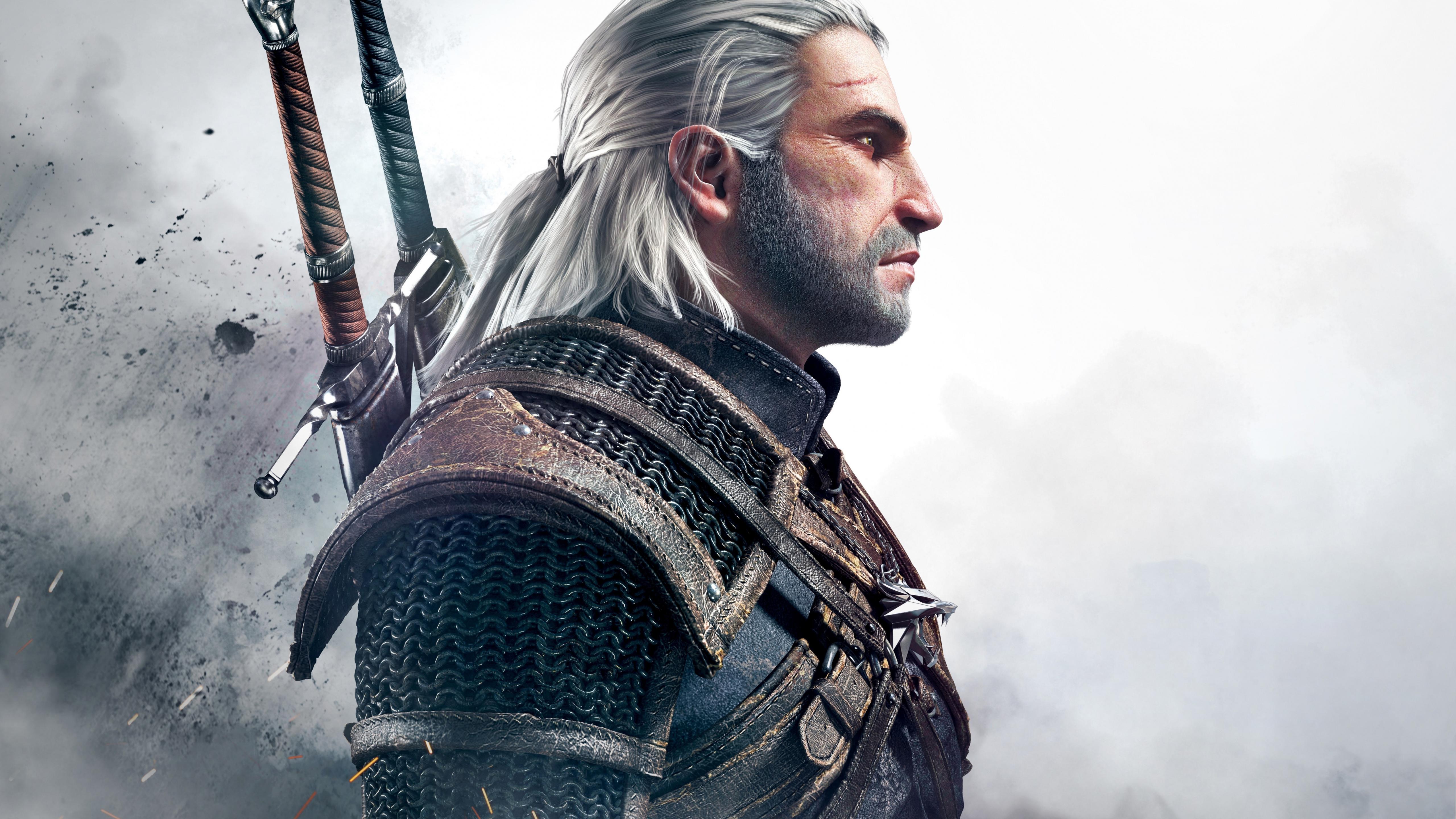 Download 5120x2880 wallpaper geralt of rivia, the witcher 3