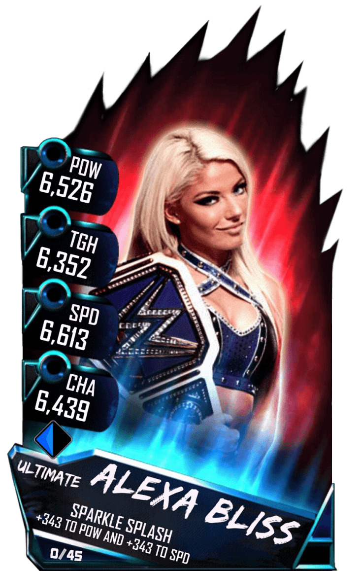 Ultimate Cards (75) SuperCard Cards Catalog & S3 Database. Alexa, Bliss, Wwe