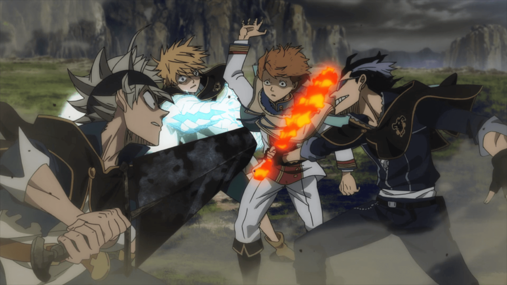 Black clover, Magma and Luck come with help