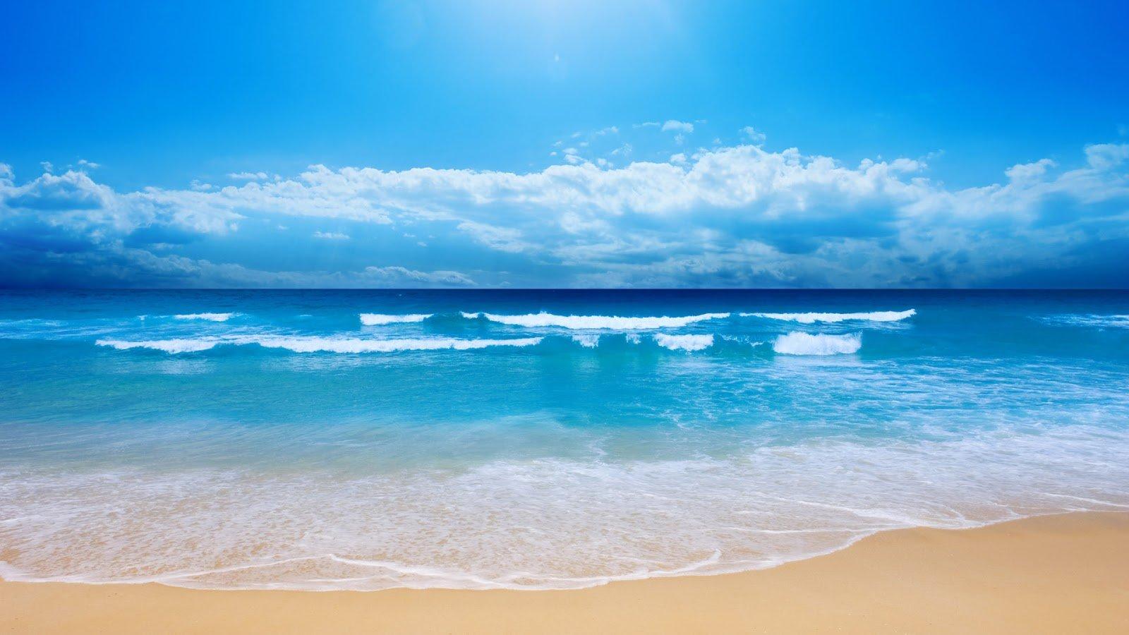 beach, Blue, Summer, Holiday, Beauty, Sea, Ocean, Cloud, Sky