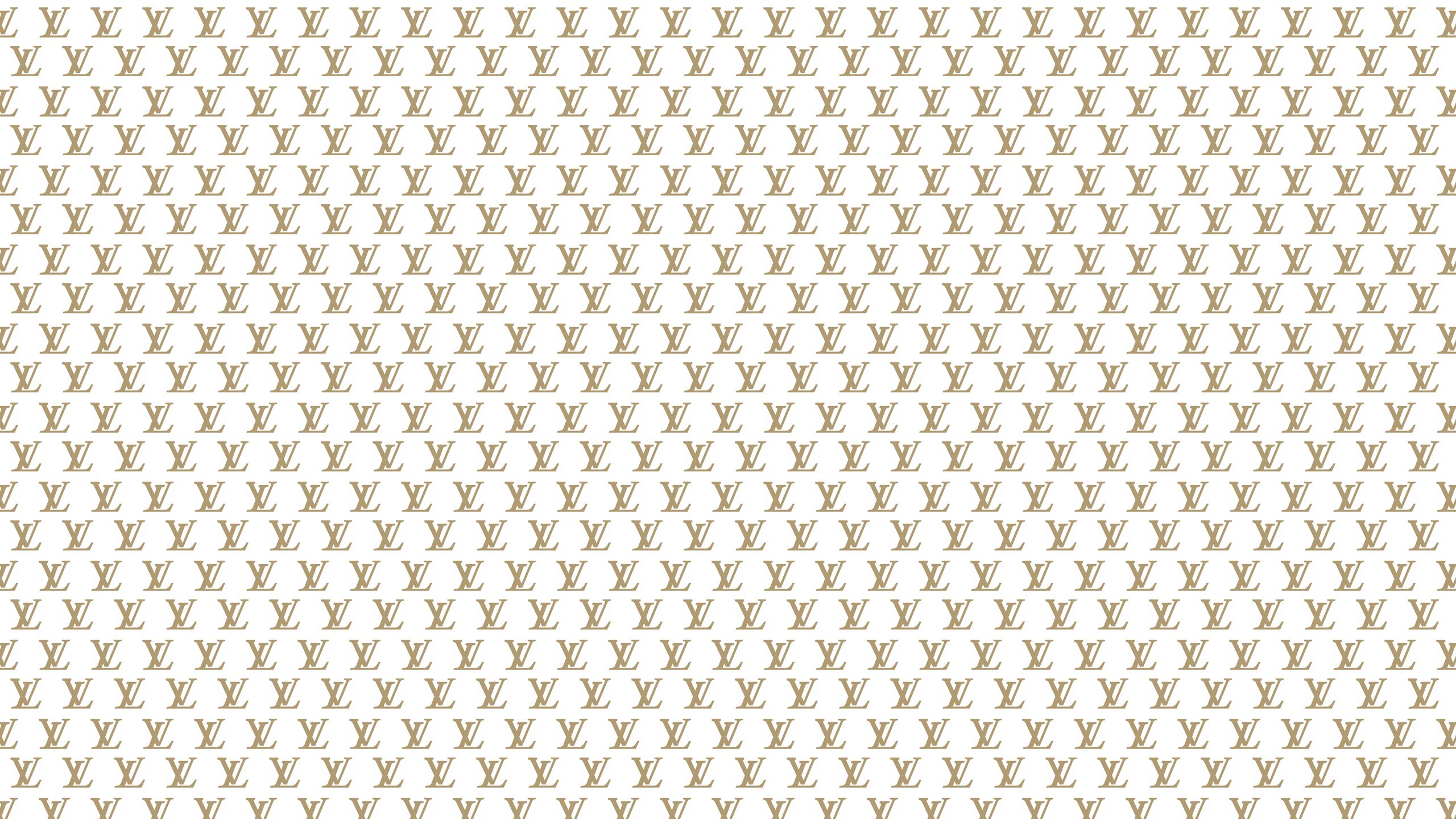Gold Louis Vuitton Desktop Wallpaper