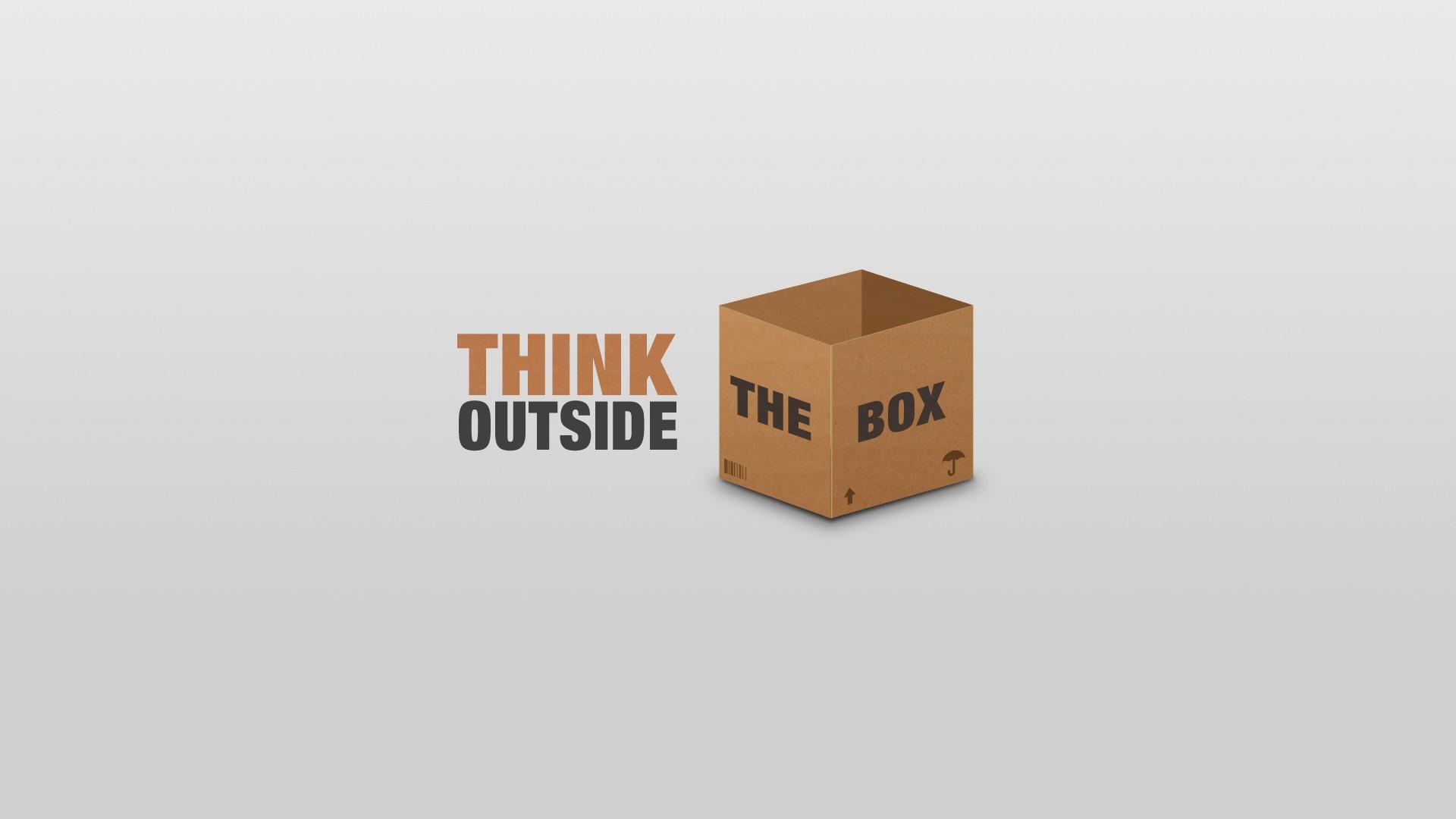 Think Out of the Box Wallpaper