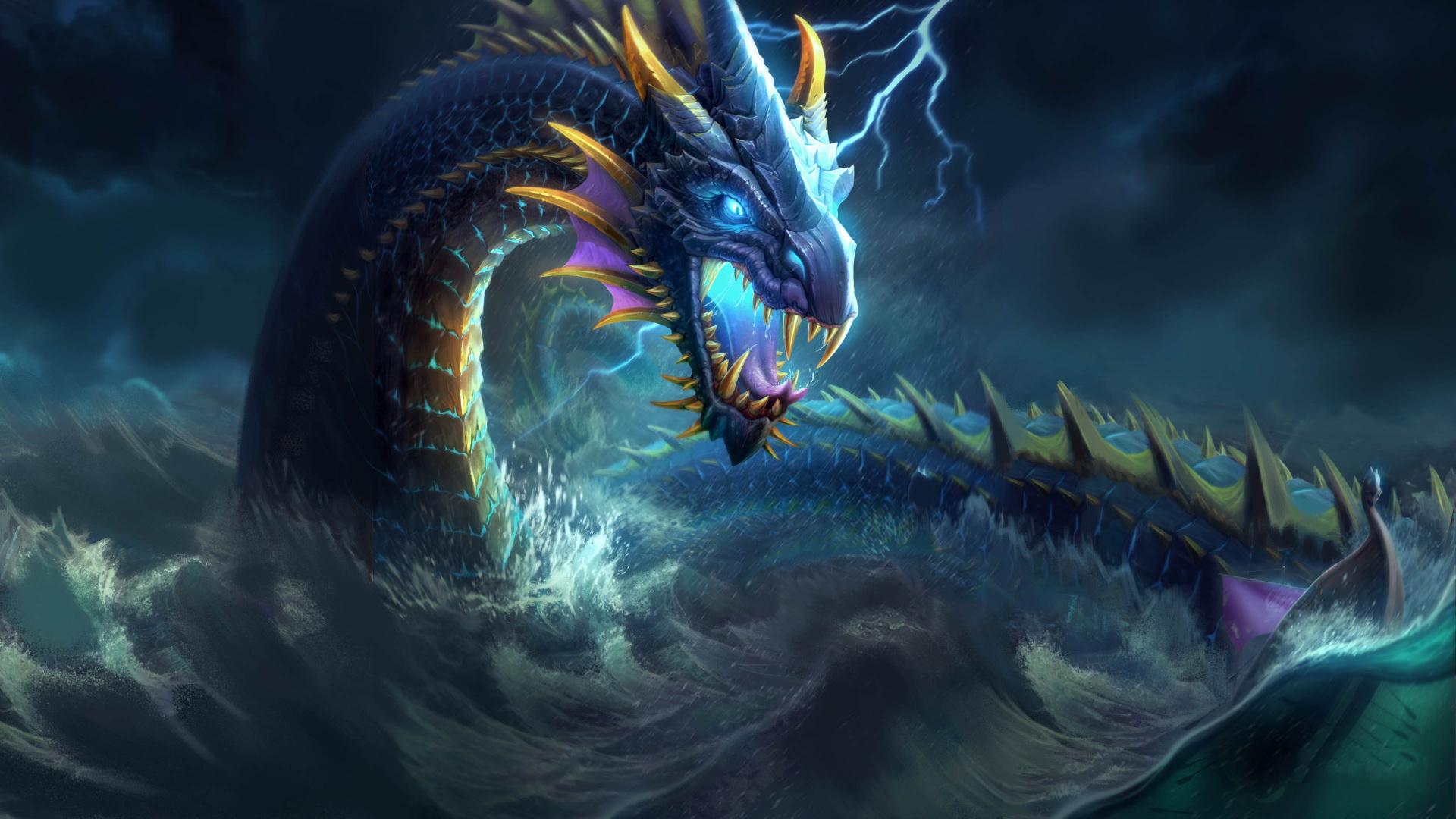 Dragon Beautiful Fantasy Creature Artwork Wallpaper