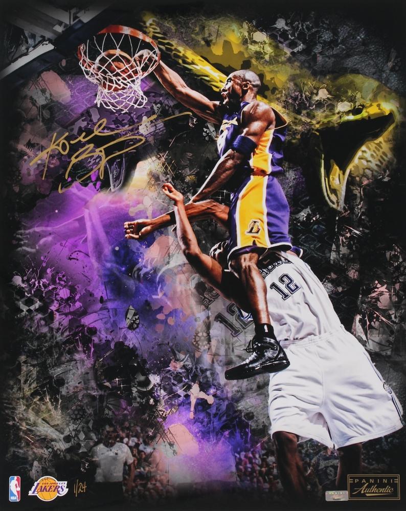 Kobe Bryant Signed Lakers Limited Edition Lakers Black
