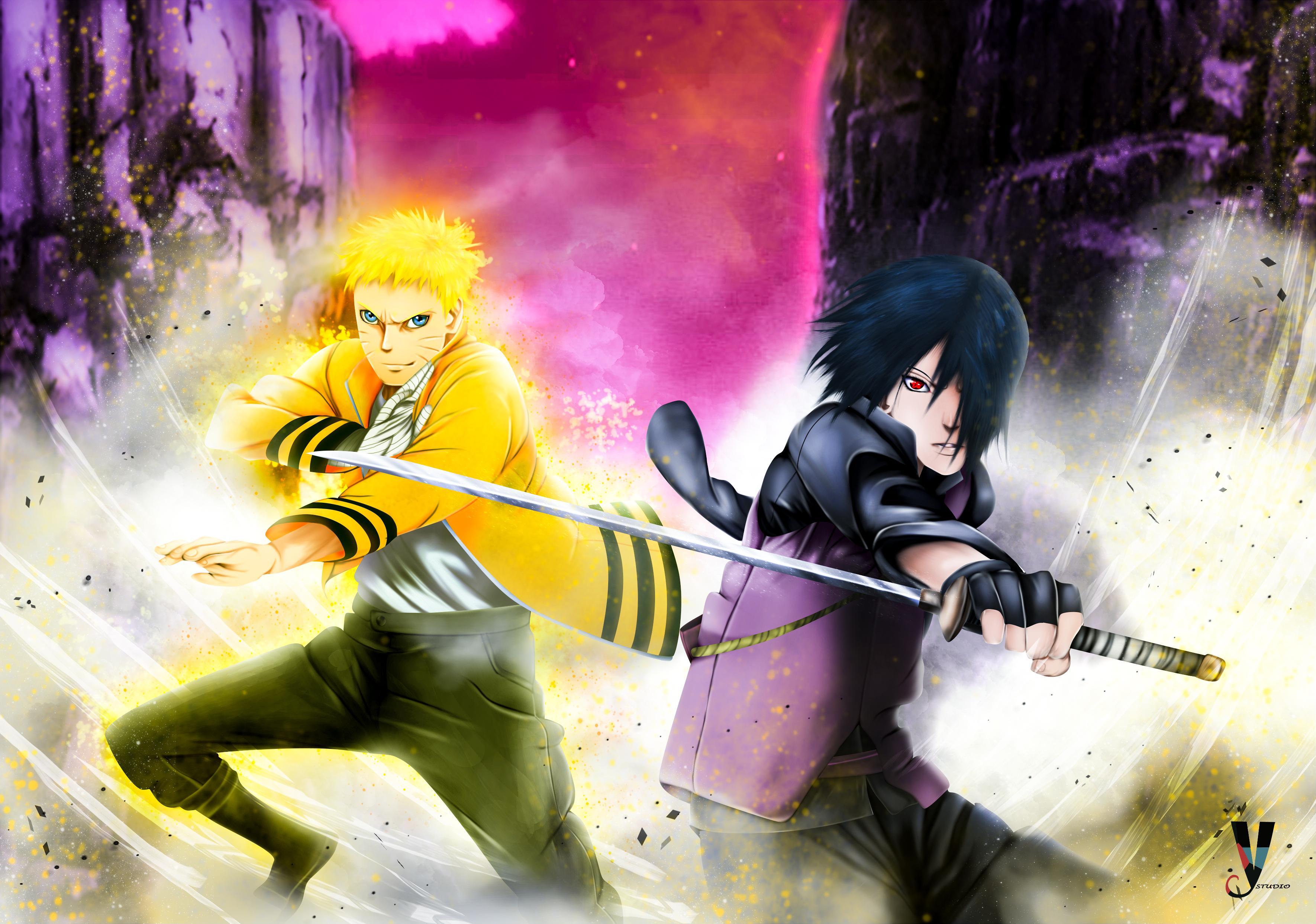 4k Naruto E Sasuke Wallpaper & Background Download