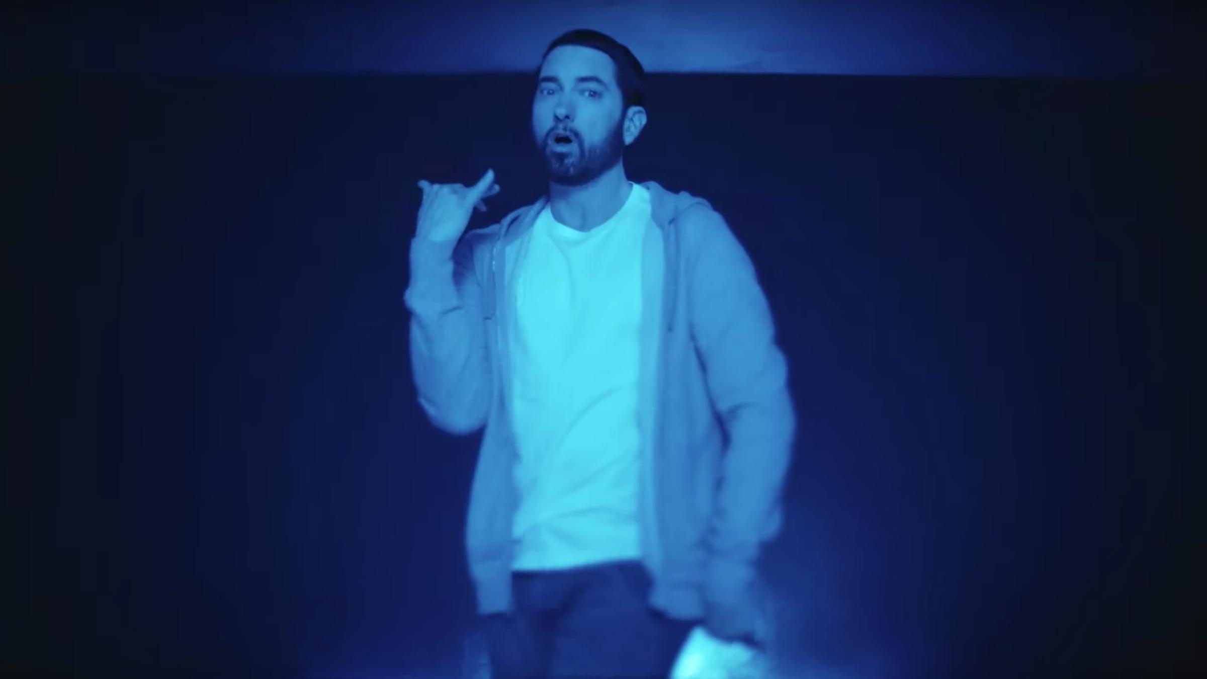 Eminem's graphic Darkness music video calls for gun control